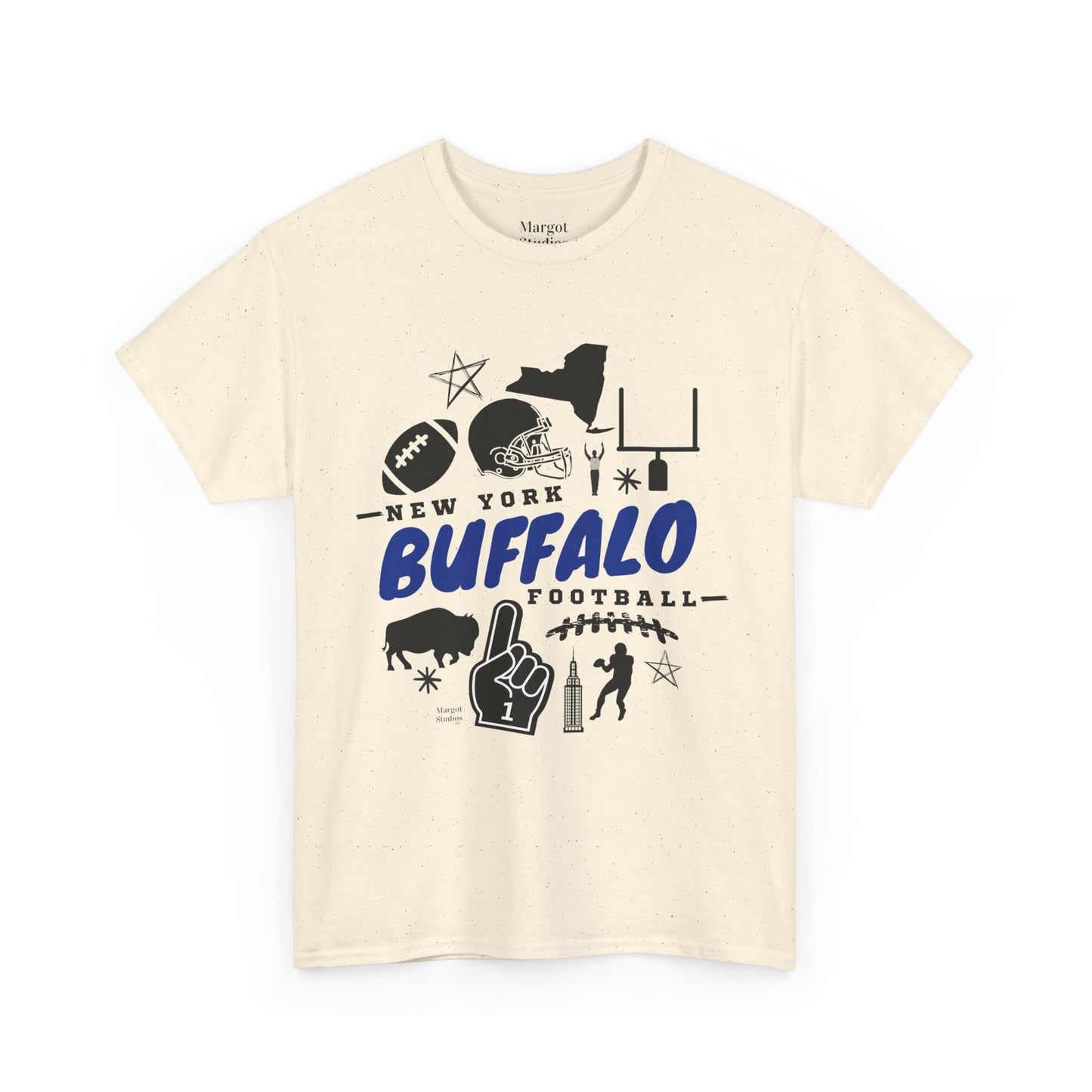 New York Buffalo Football Unisex Heavy Cotton Tee