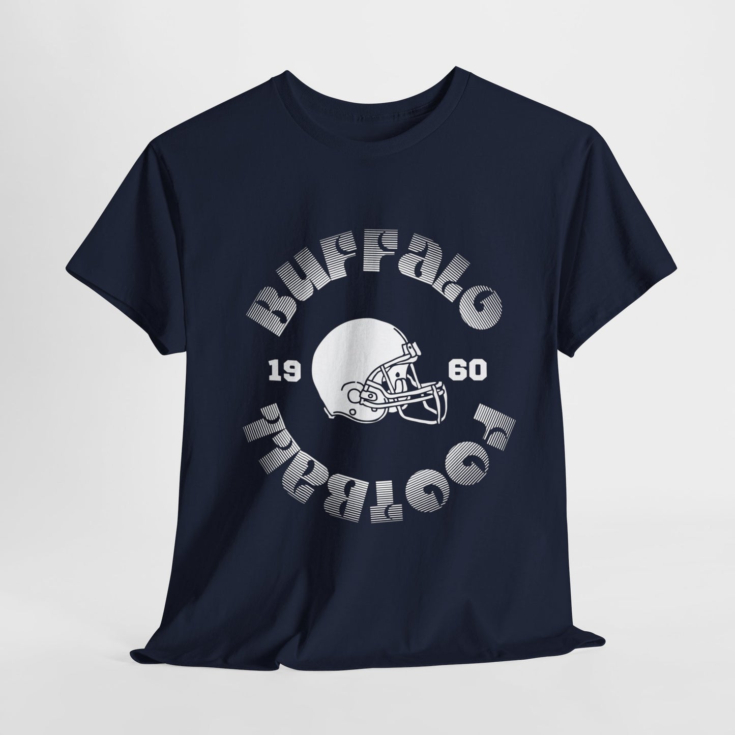 Buffalo Football Helmet Unisex Heavy Cotton Tee