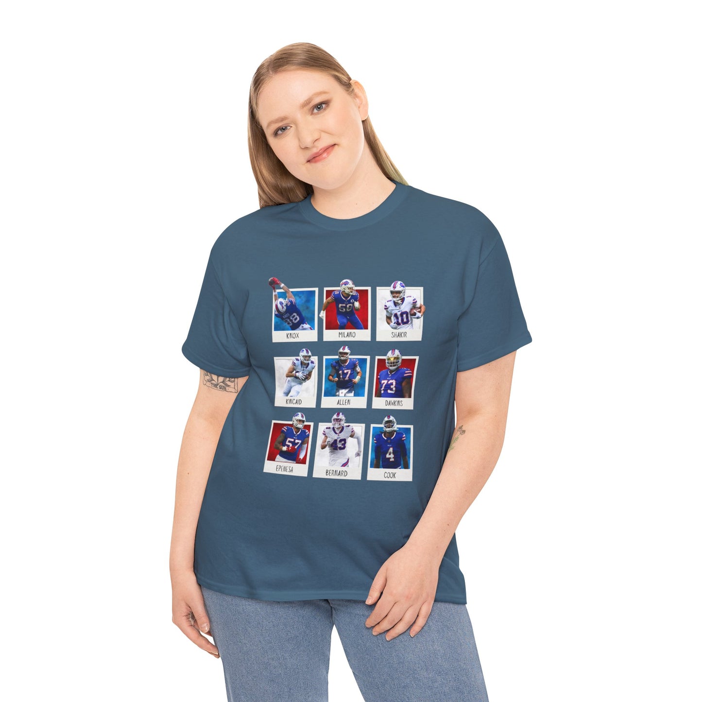 Vintage Sports Player Collage Unisex Cotton Tee