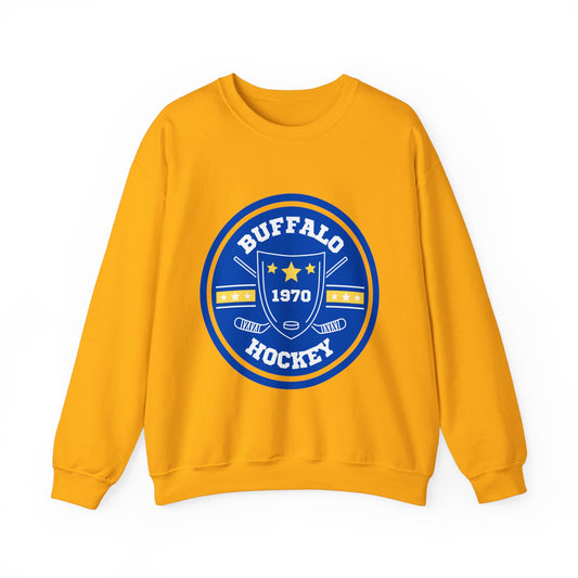 Buffalo Hockey Unisex Heavy Blend Crewneck Sweatshirt