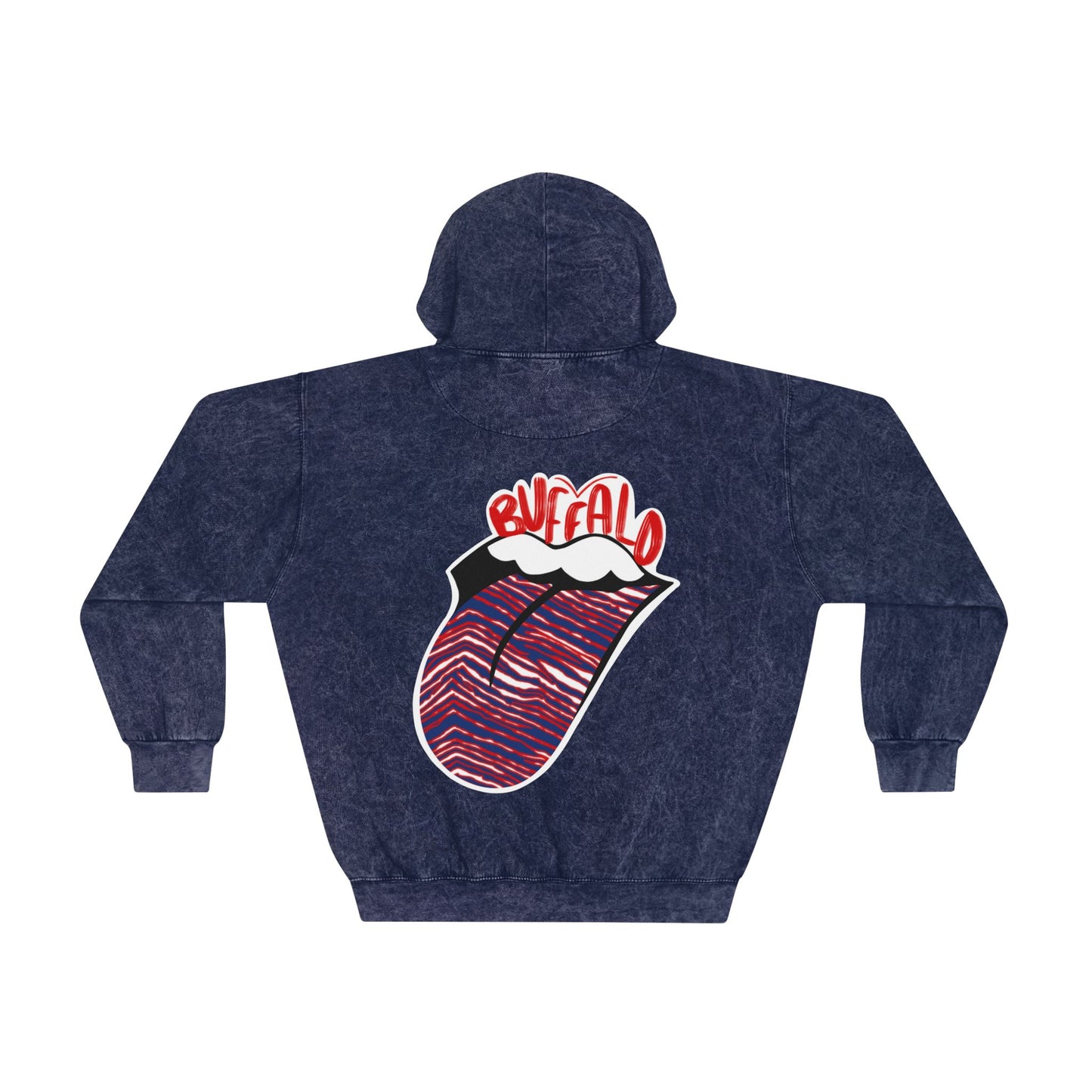 Tongue Buffalo Unisex Mineral Wash Hoodie