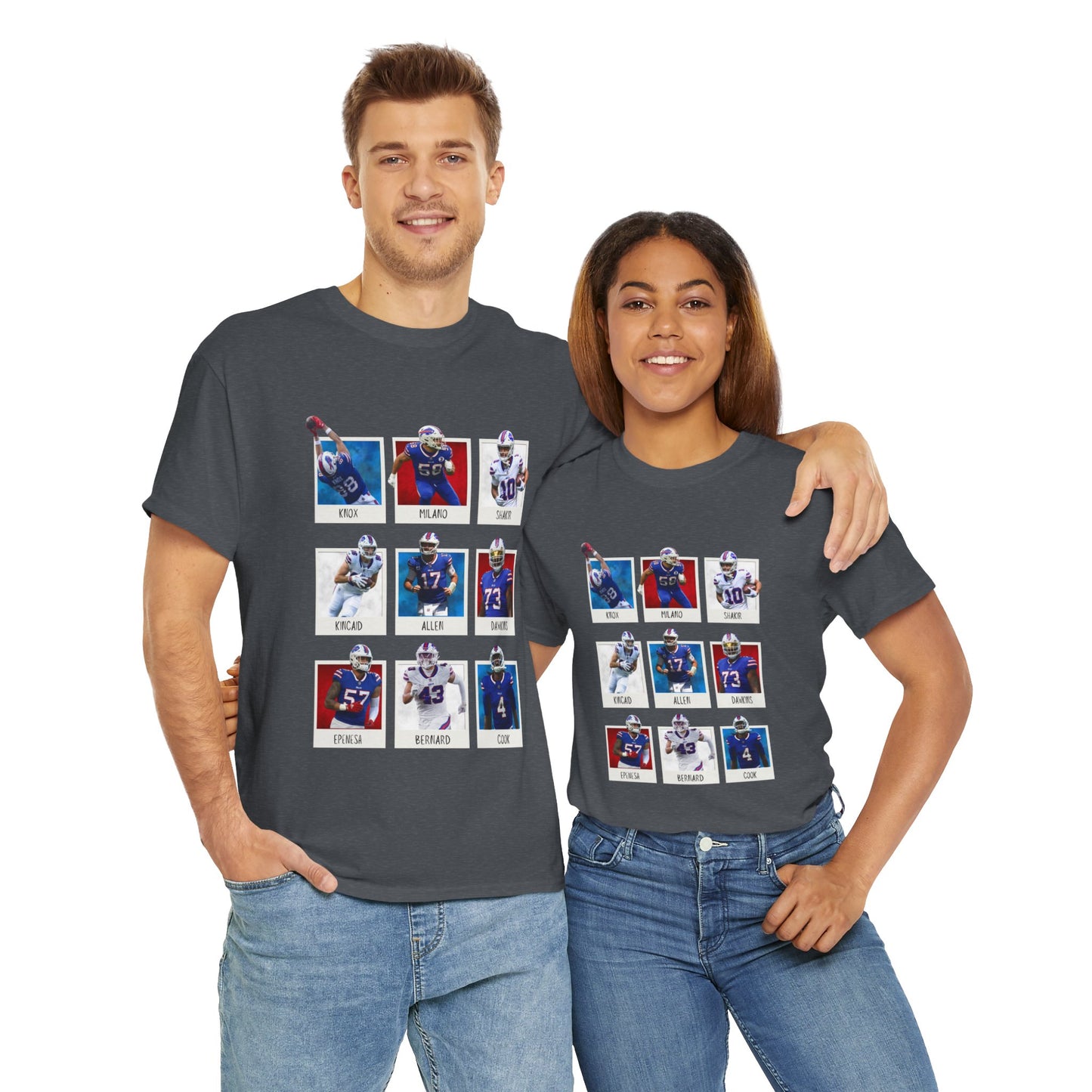 Vintage Sports Player Collage Unisex Cotton Tee