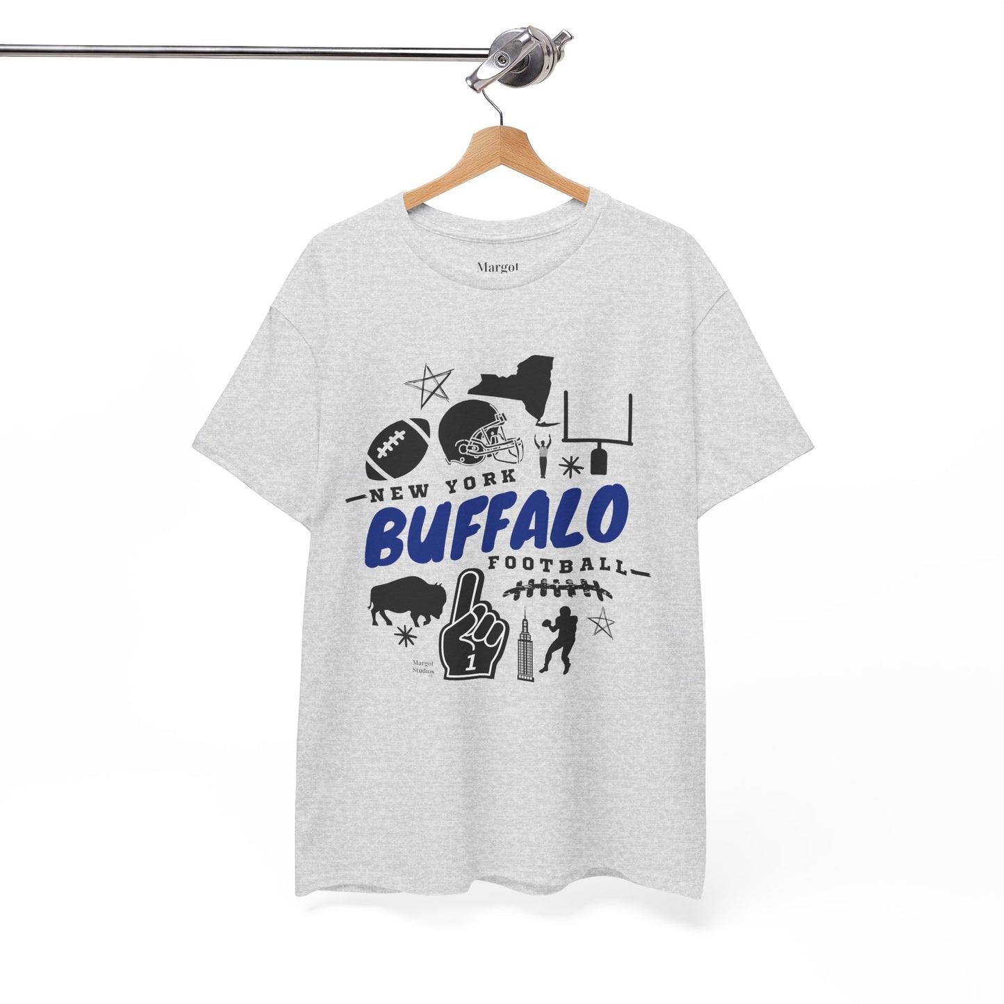 New York Buffalo Football Unisex Heavy Cotton Tee