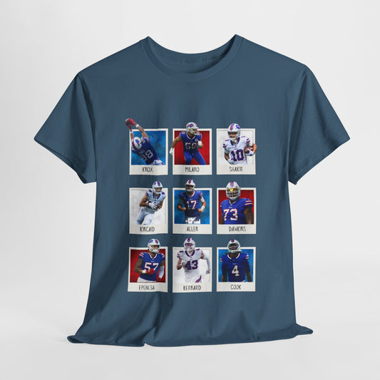 Vintage Sports Player Collage Unisex Cotton Tee