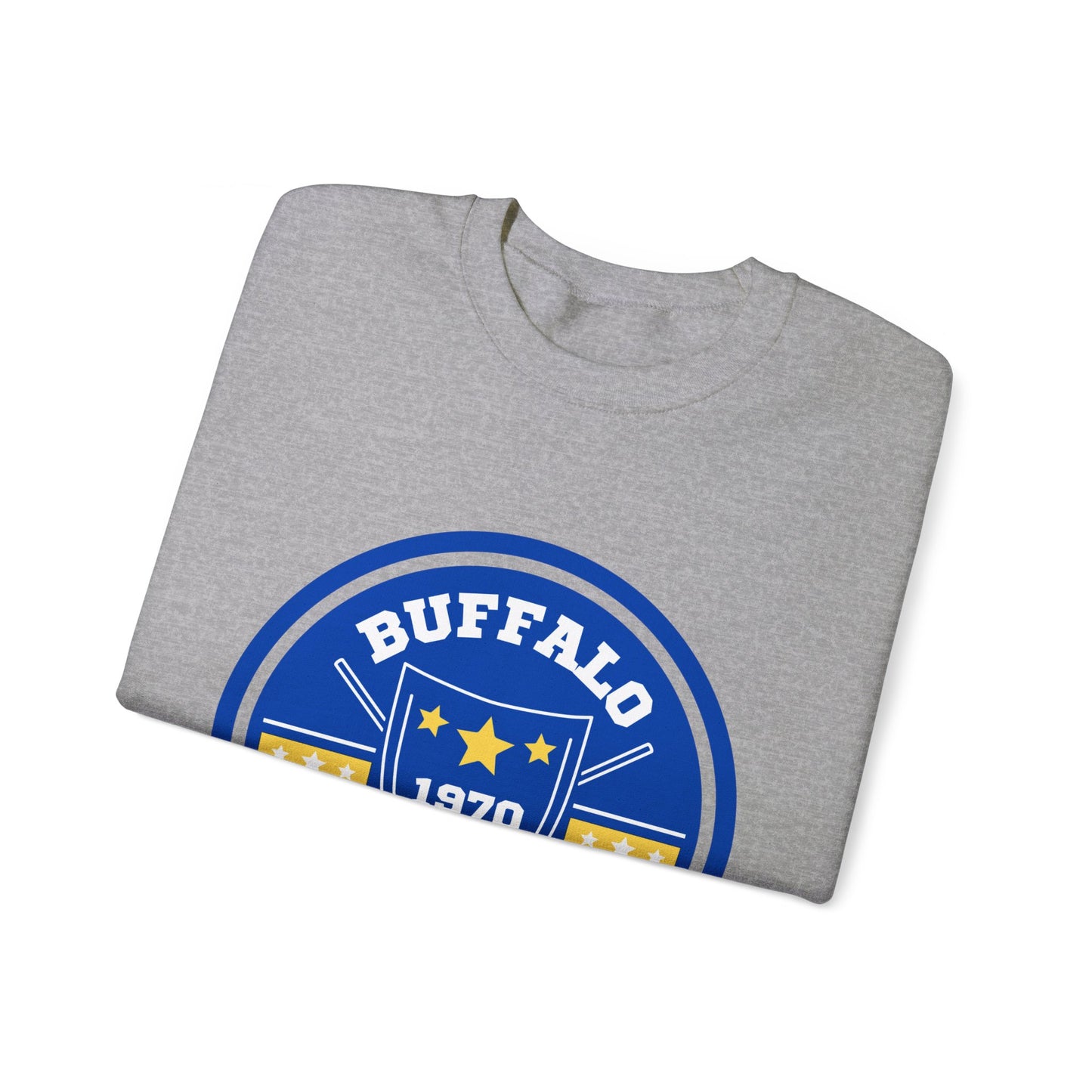 Buffalo Hockey Unisex Heavy Blend Crewneck Sweatshirt