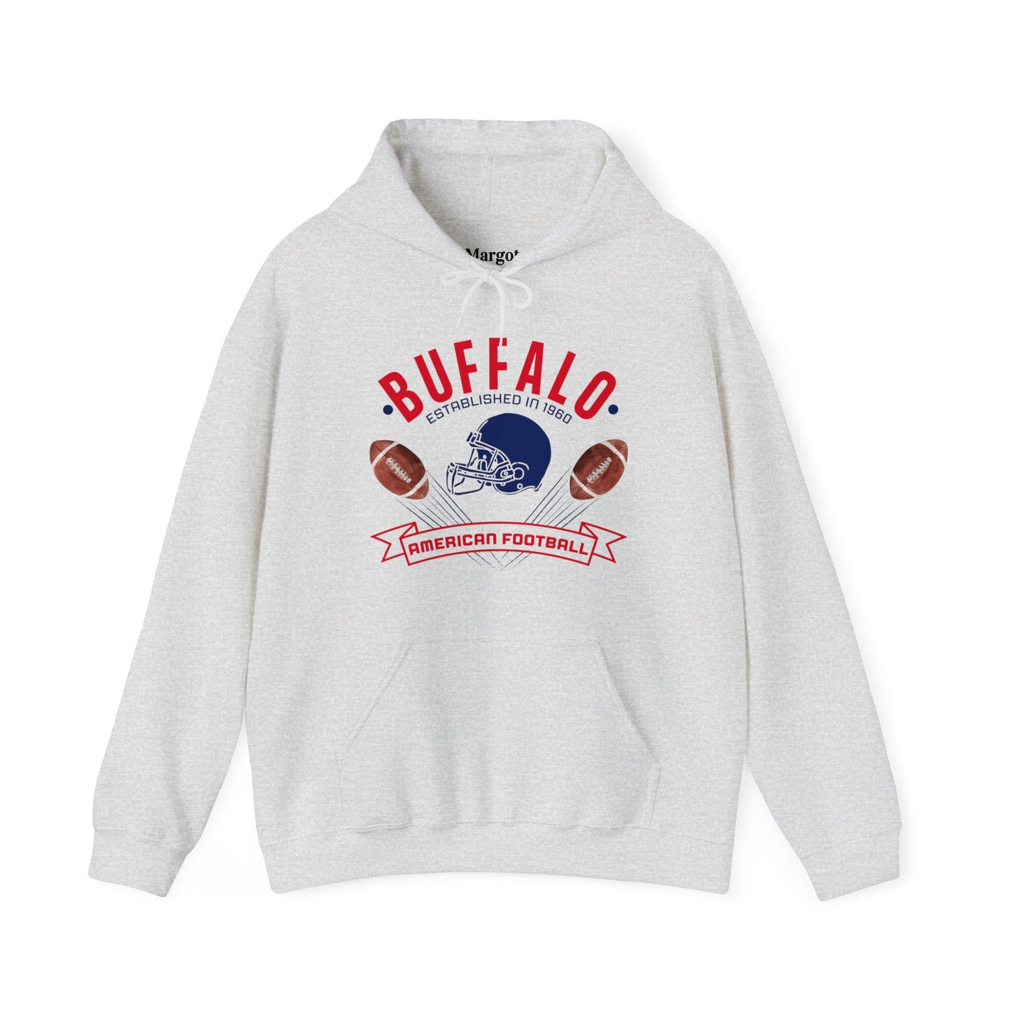 Old School Buffalo Football Unisex Heavy Blend™ Hooded Sweatshirt