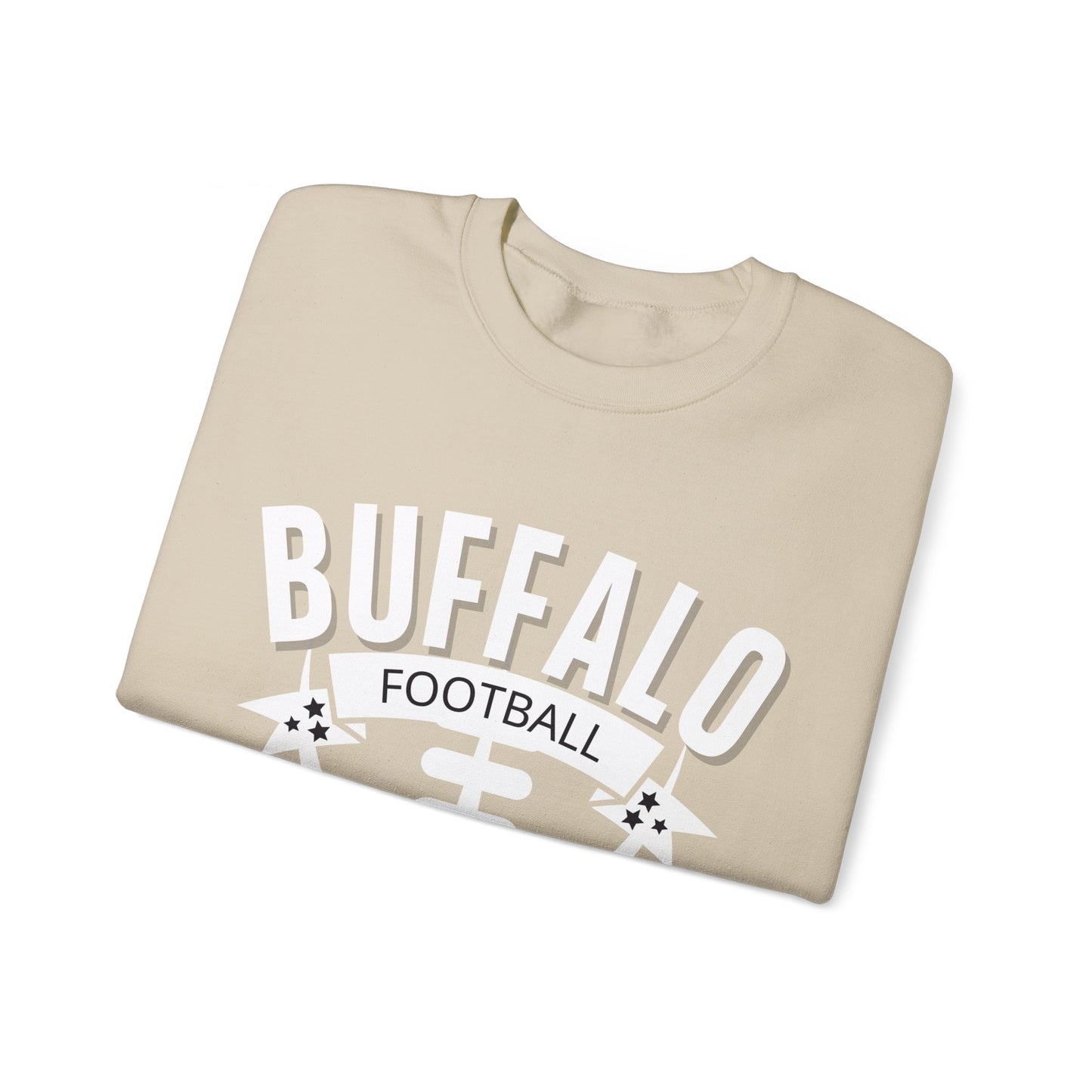 Buffalo Football Graphic Unisex Heavy Blend Crewneck Sweatshirt