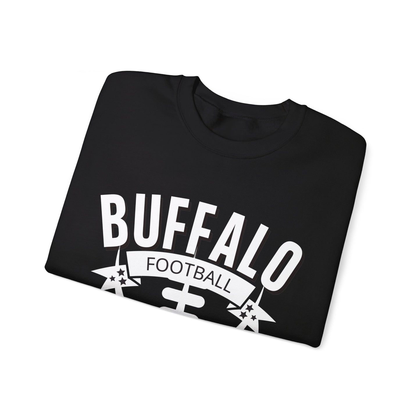 Buffalo Football Graphic Unisex Heavy Blend Crewneck Sweatshirt