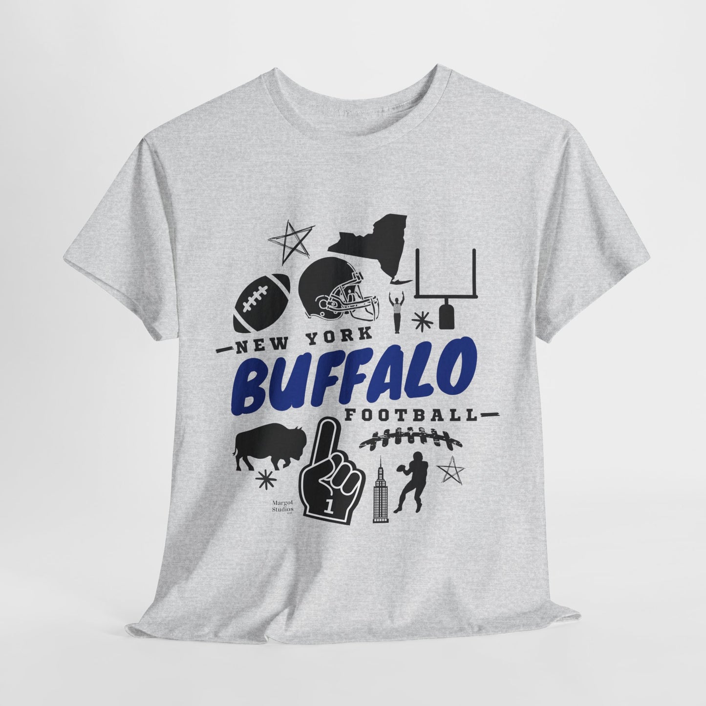New York Buffalo Football Unisex Heavy Cotton Tee