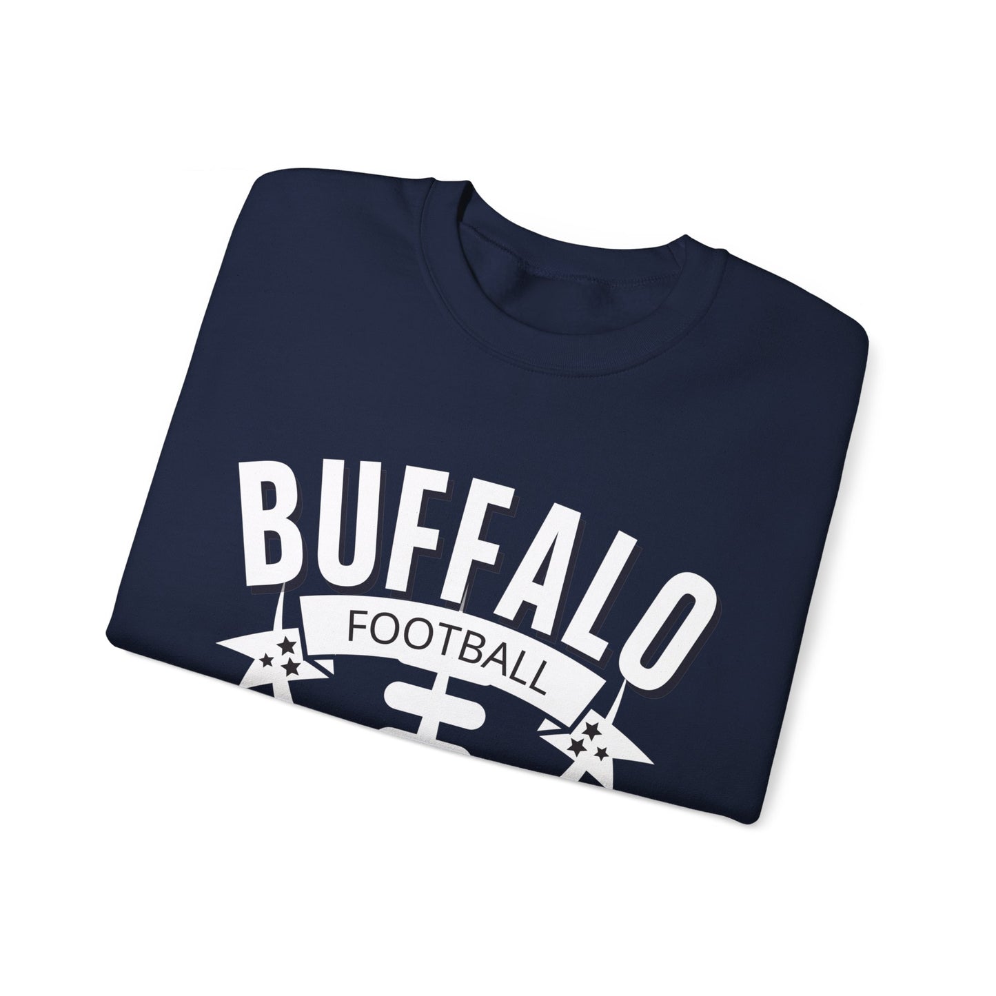 Buffalo Football Graphic Unisex Heavy Blend Crewneck Sweatshirt