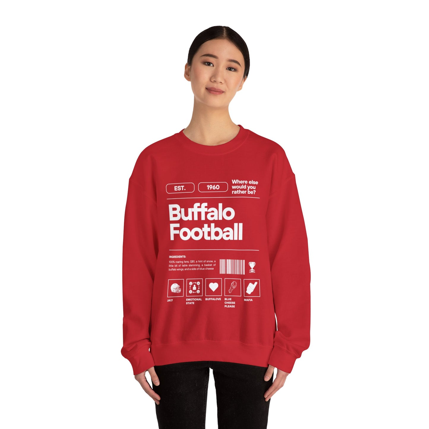 Buffalo Label Unisex Heavy Blend™ Crewneck Sweatshirt