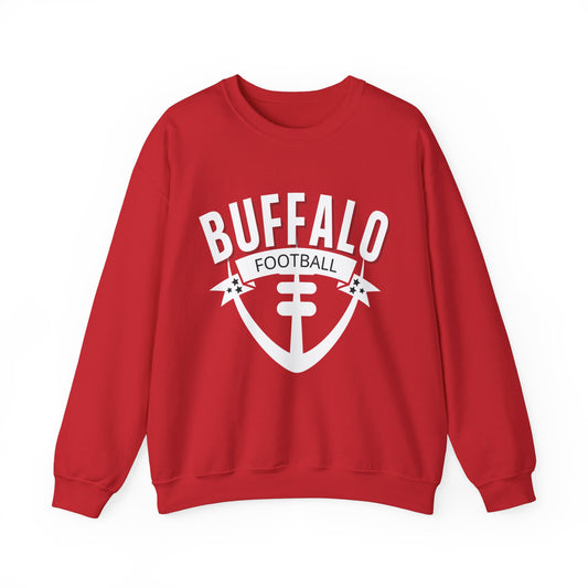 Buffalo Football Graphic Unisex Heavy Blend Crewneck Sweatshirt
