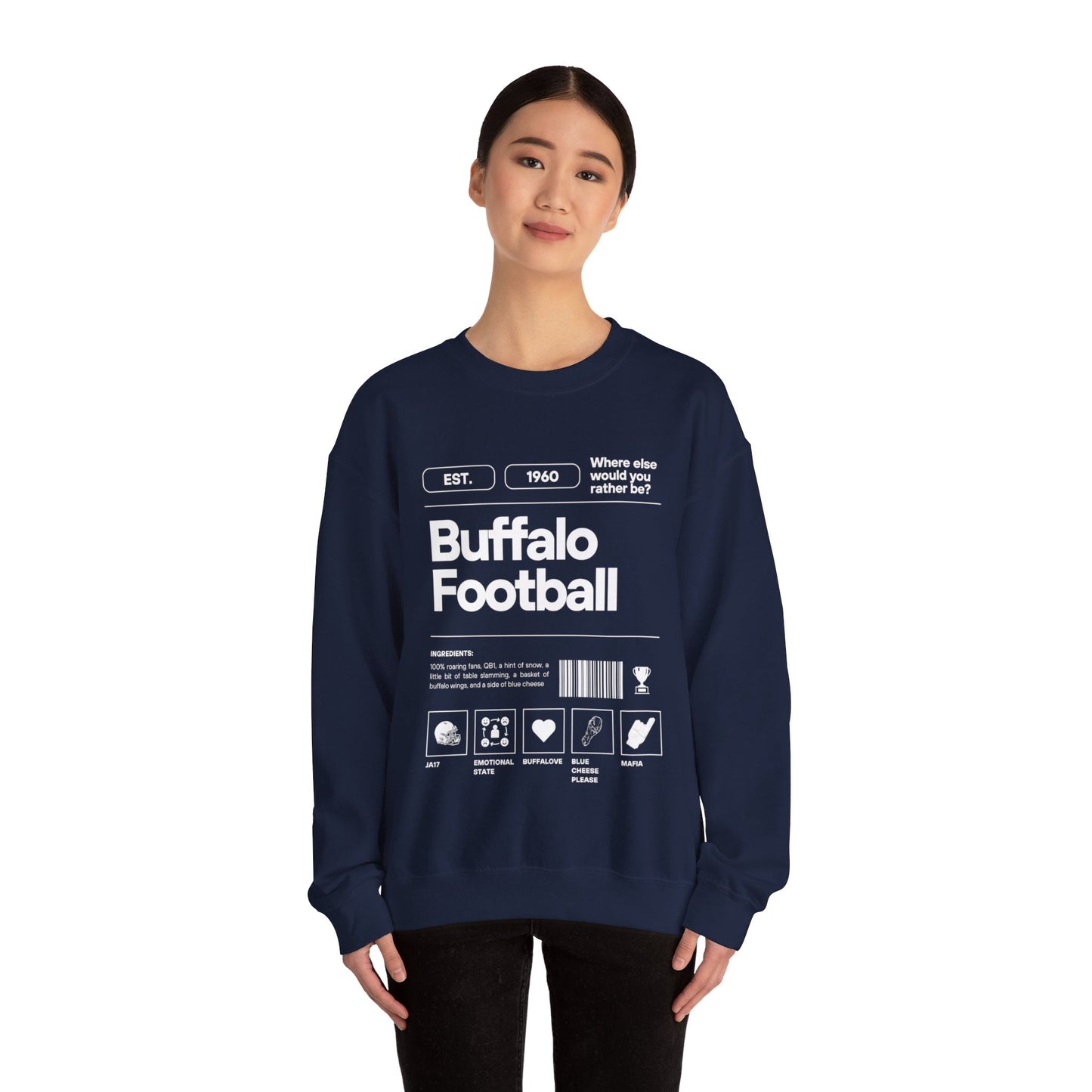 Buffalo Label Unisex Heavy Blend™ Crewneck Sweatshirt
