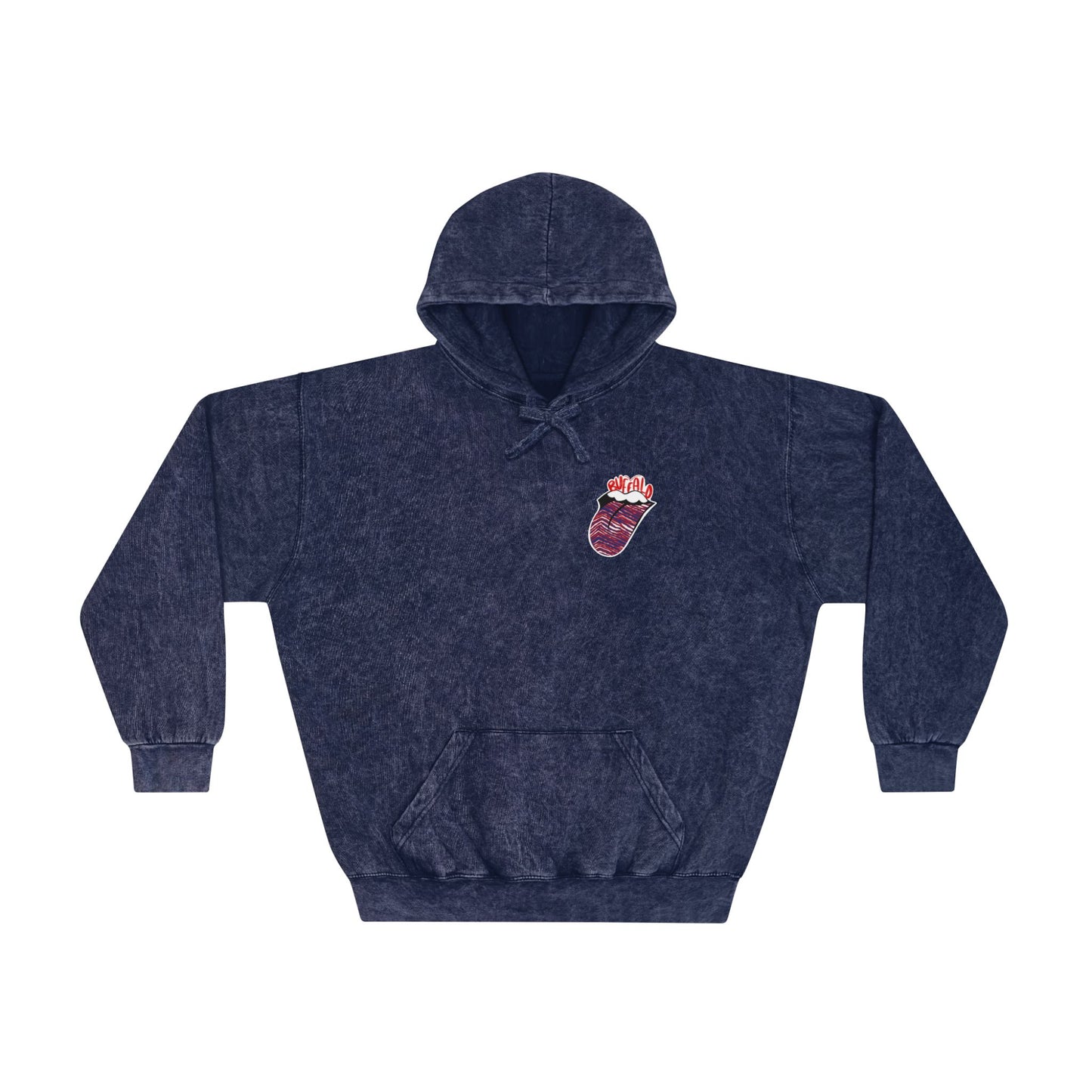 Tongue Buffalo Unisex Mineral Wash Hoodie