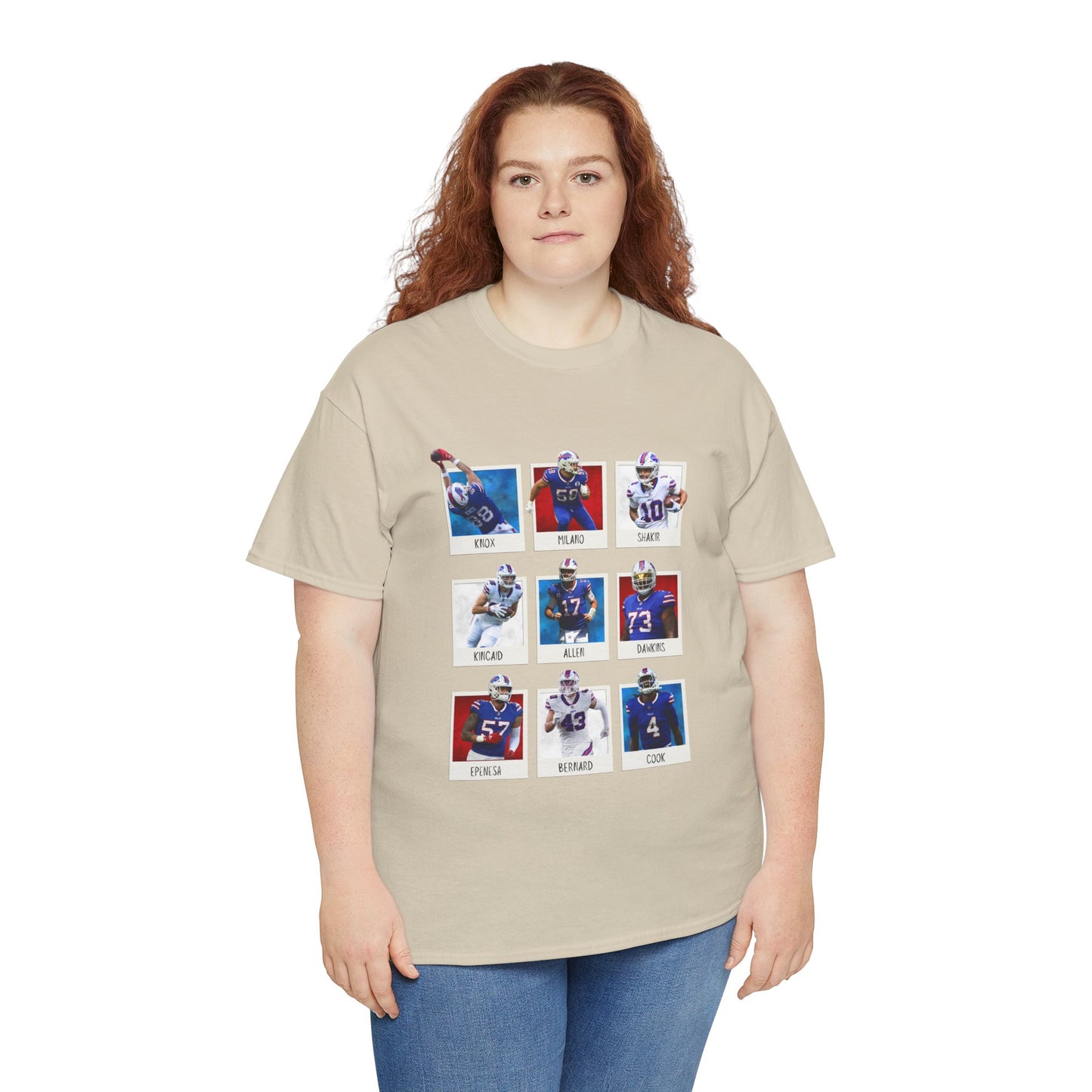 Vintage Sports Player Collage Unisex Cotton Tee