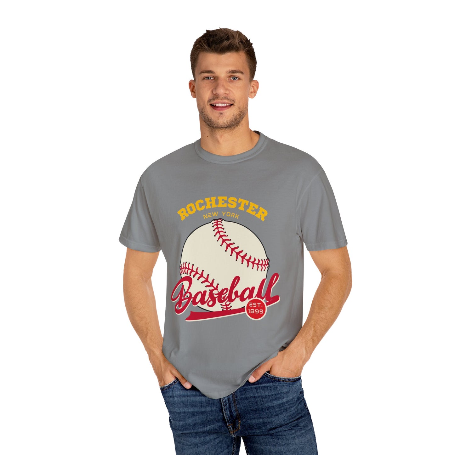 Rochester Baseball Unisex Garment-Dyed T-shirt