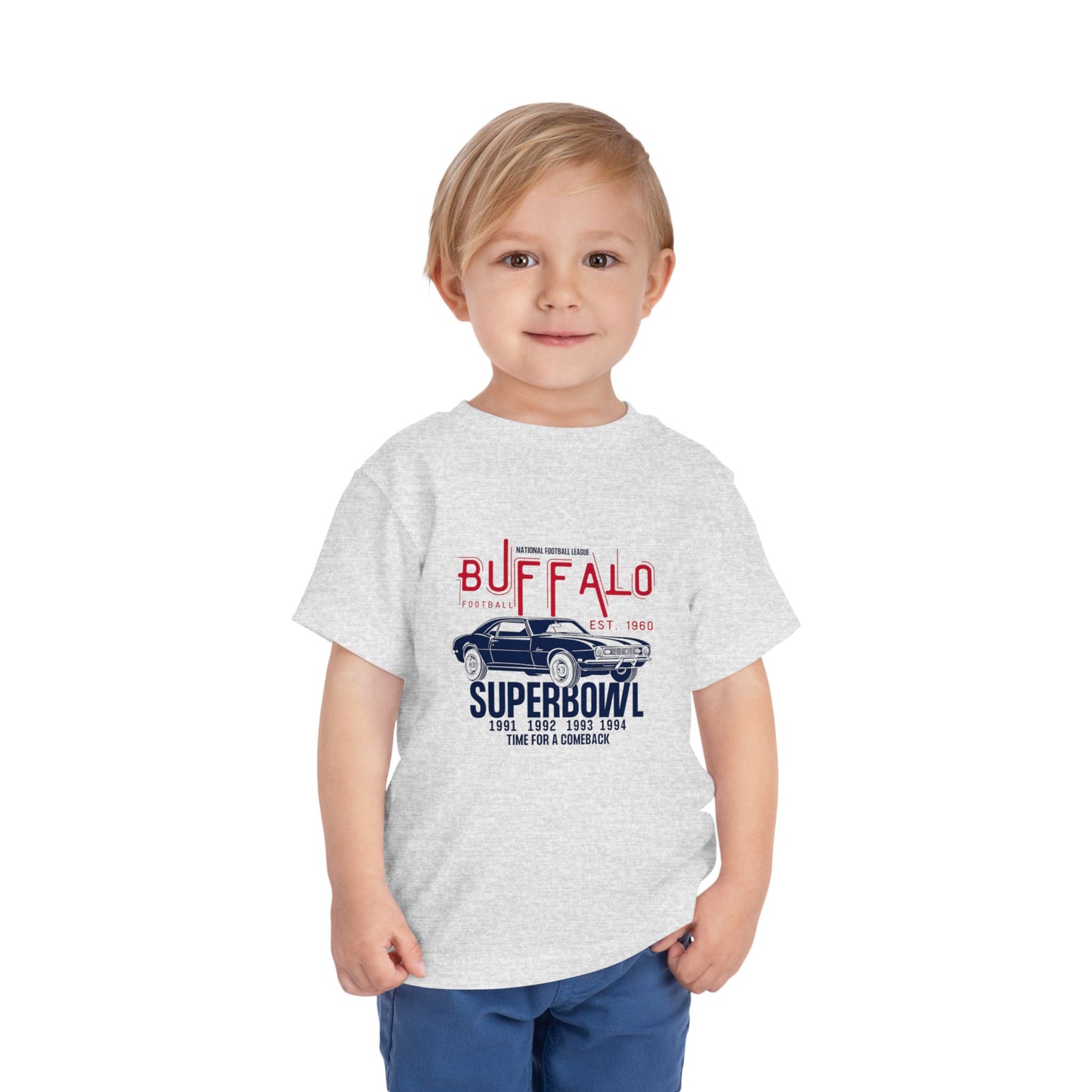 Toddler Buffalo Football Short Sleeve Tee