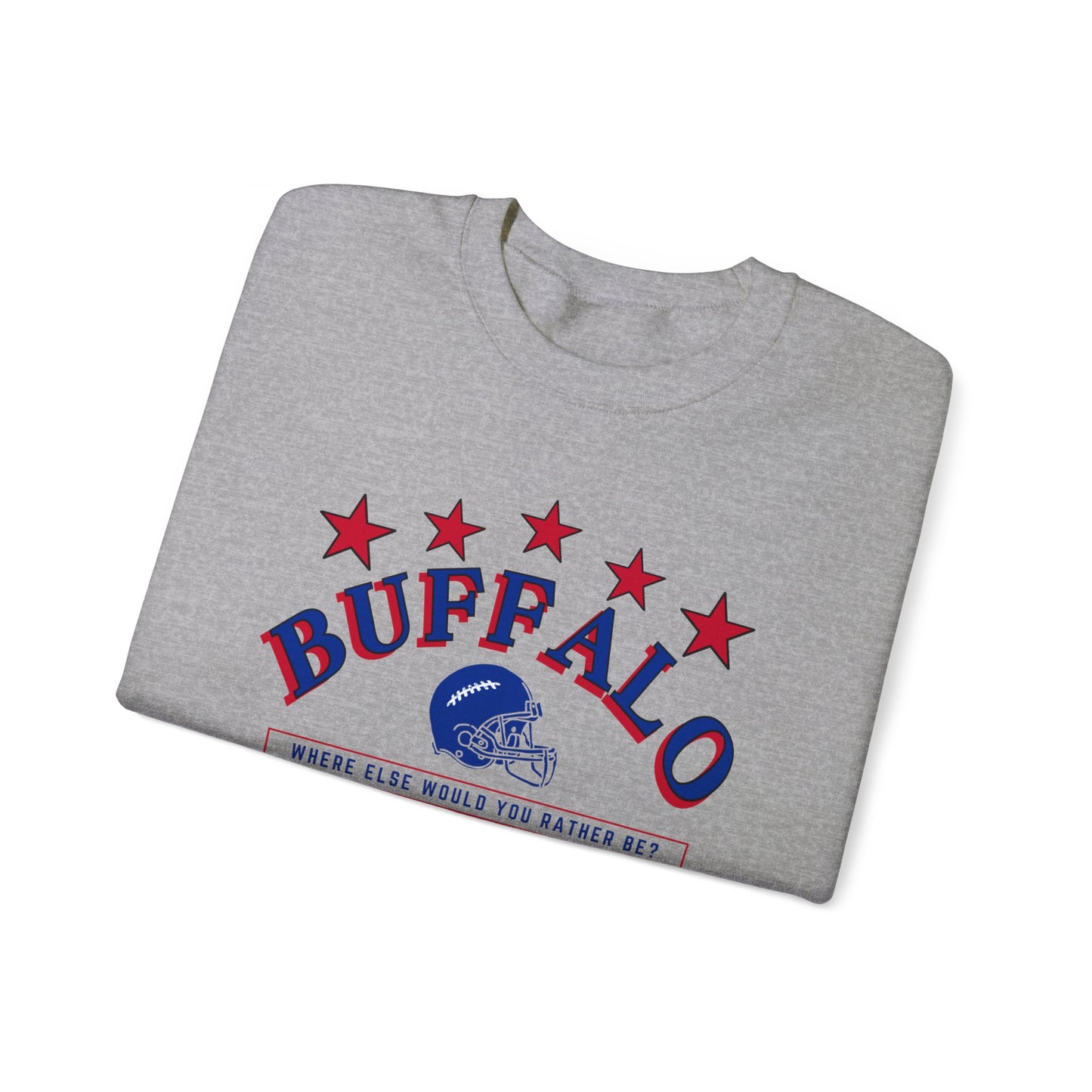 Buffalo Football Heavy Blend™ Crewneck Sweatshirt