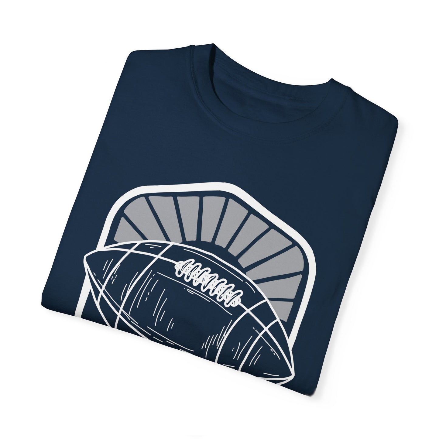 "Vintage" Buffalo Football Graphic Logo Unisex Garment-Dyed T-shirt