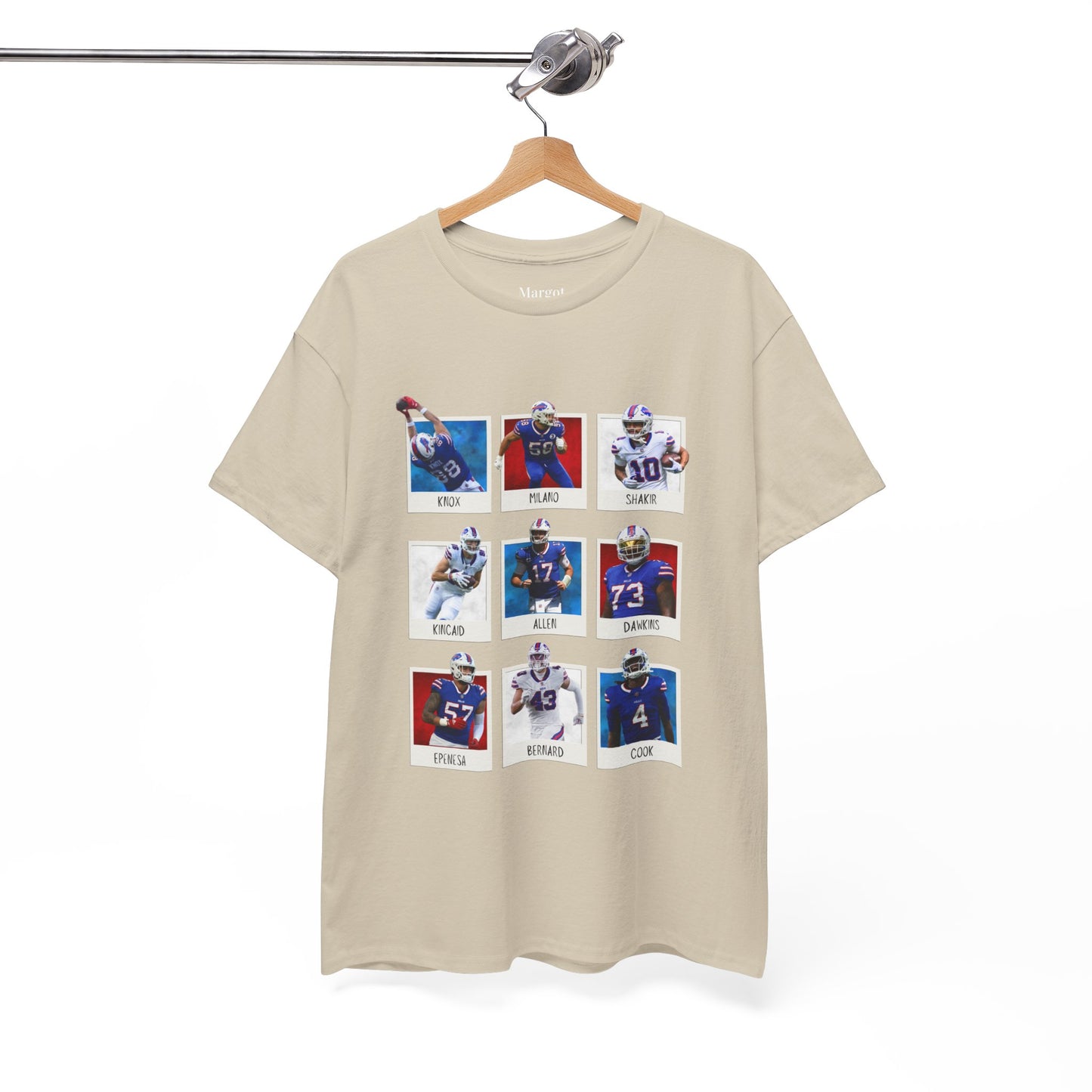 Vintage Sports Player Collage Unisex Cotton Tee