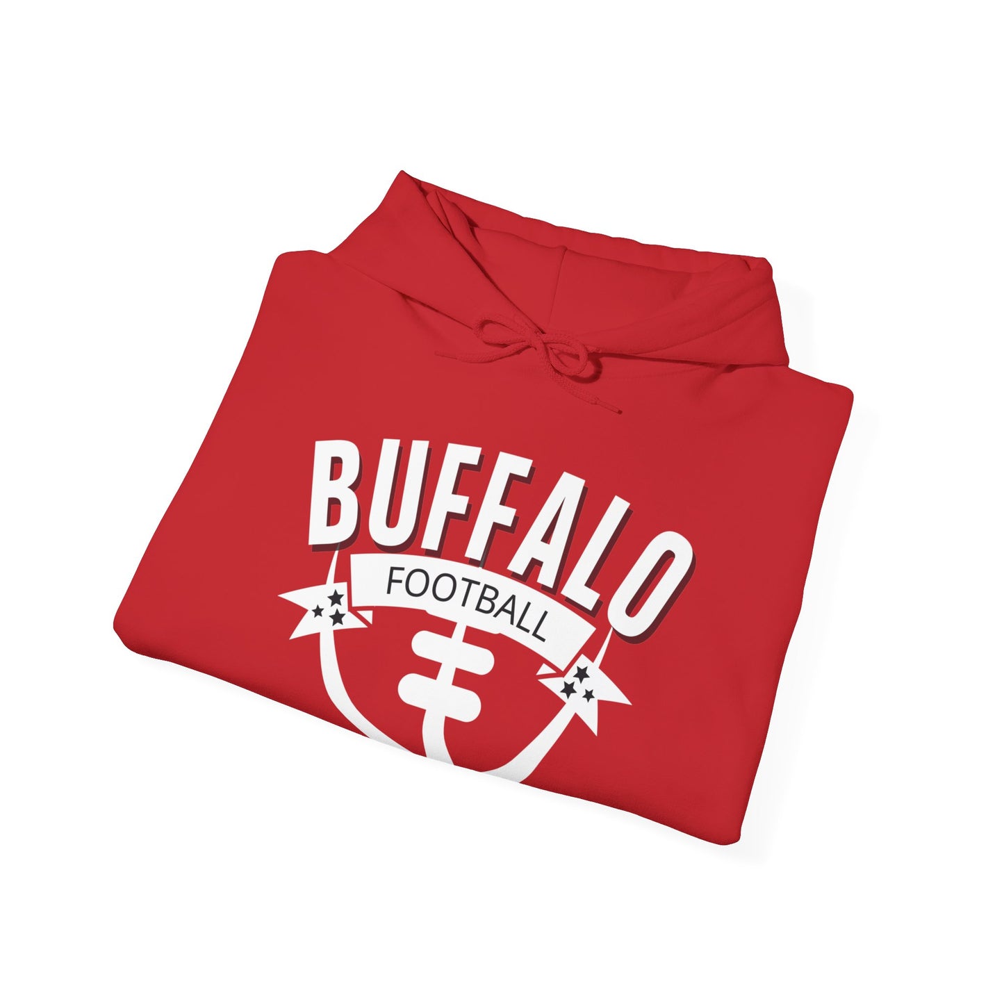 Buffalo Football Unisex Heavy Blend™ Hooded Sweatshirt