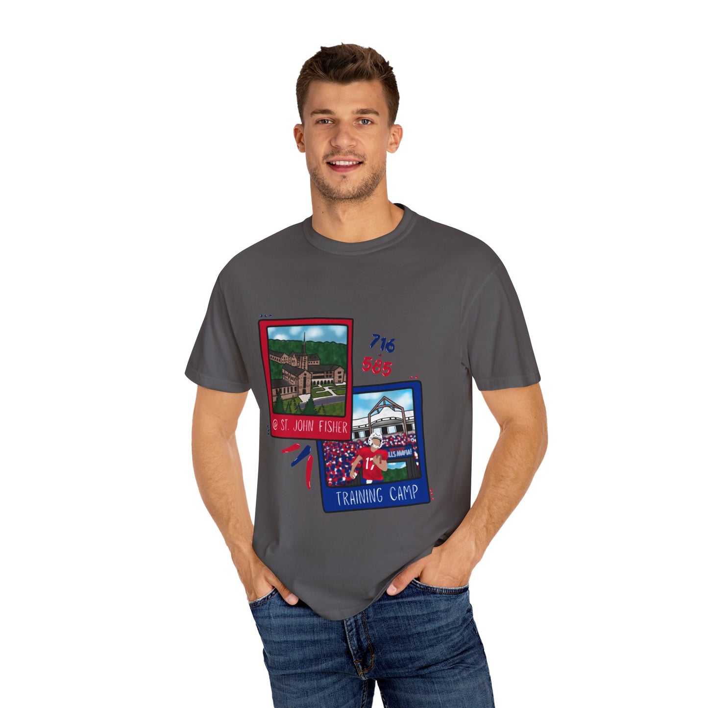 Buffalo Training Camp Unisex Garment-Dyed T-shirt