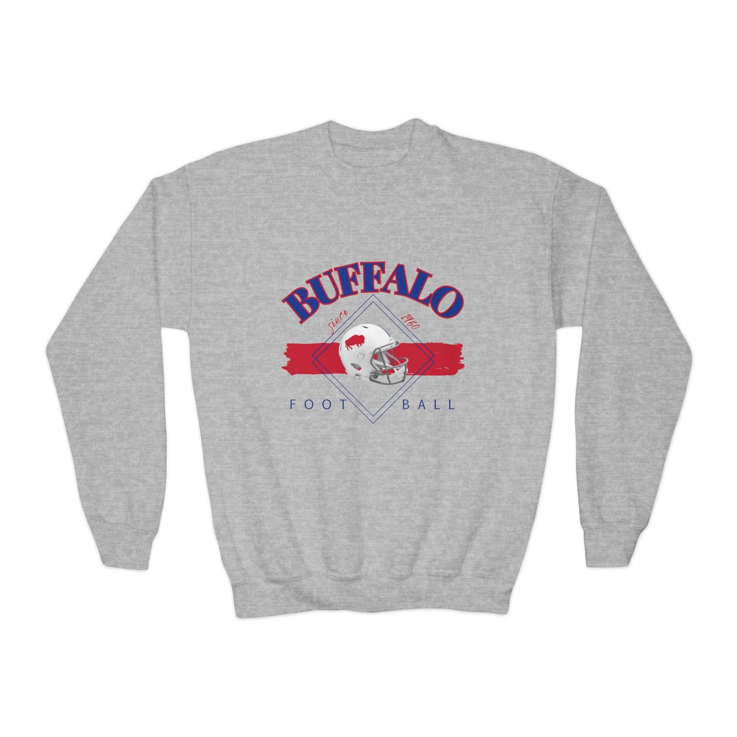 Youth Buffalo Logo Crewneck Sweatshirt