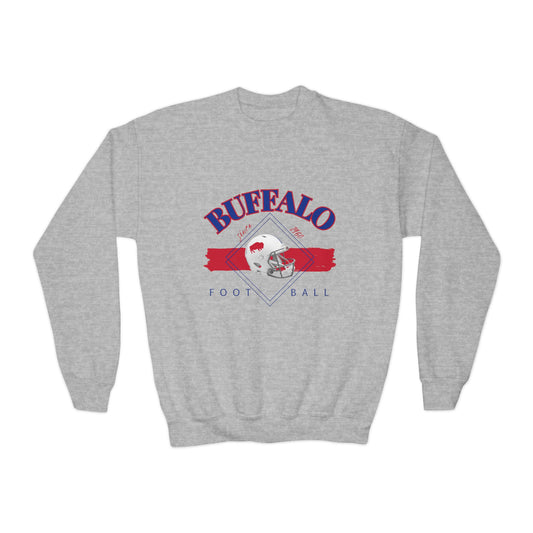 Youth Buffalo Logo Crewneck Sweatshirt