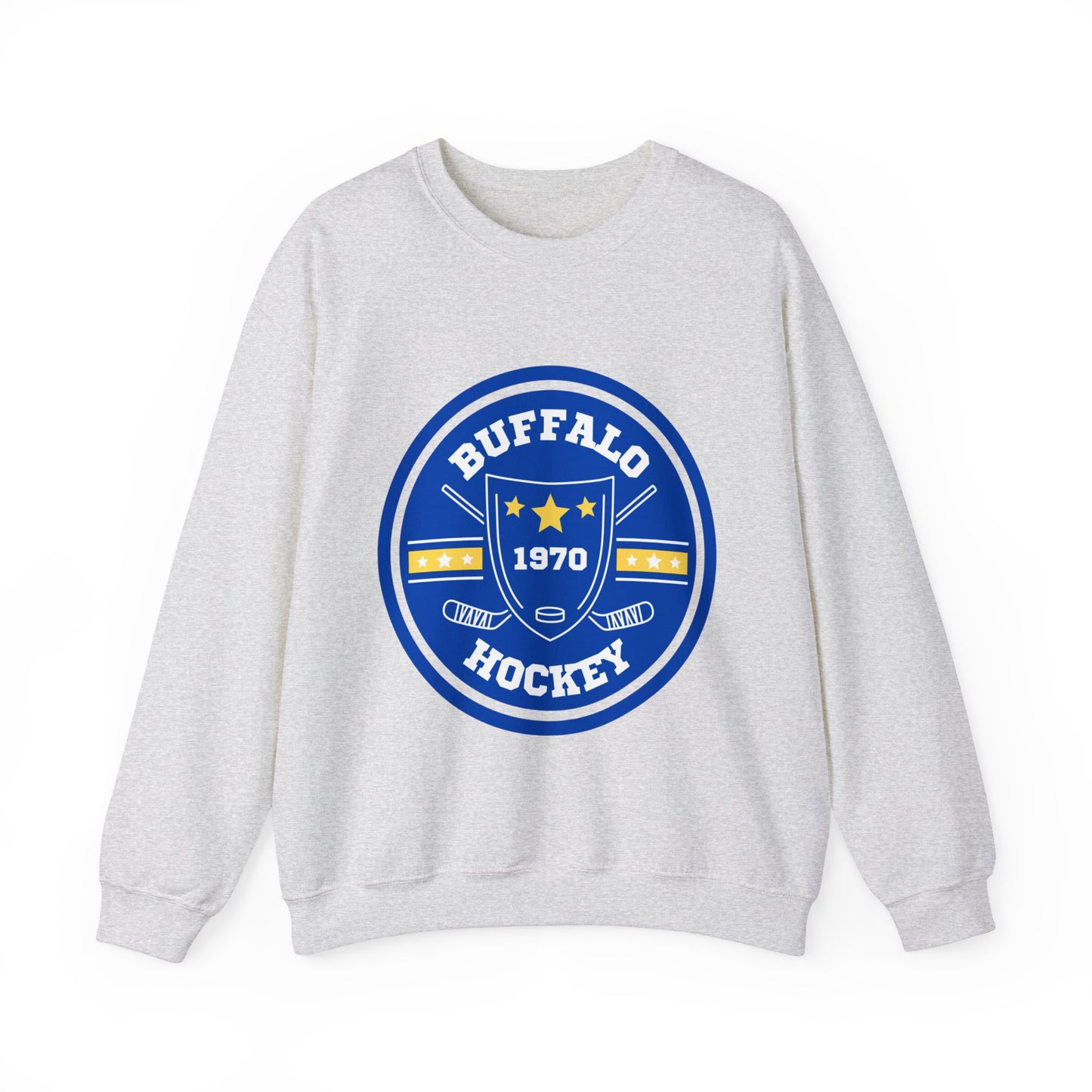 Buffalo Hockey Unisex Heavy Blend Crewneck Sweatshirt