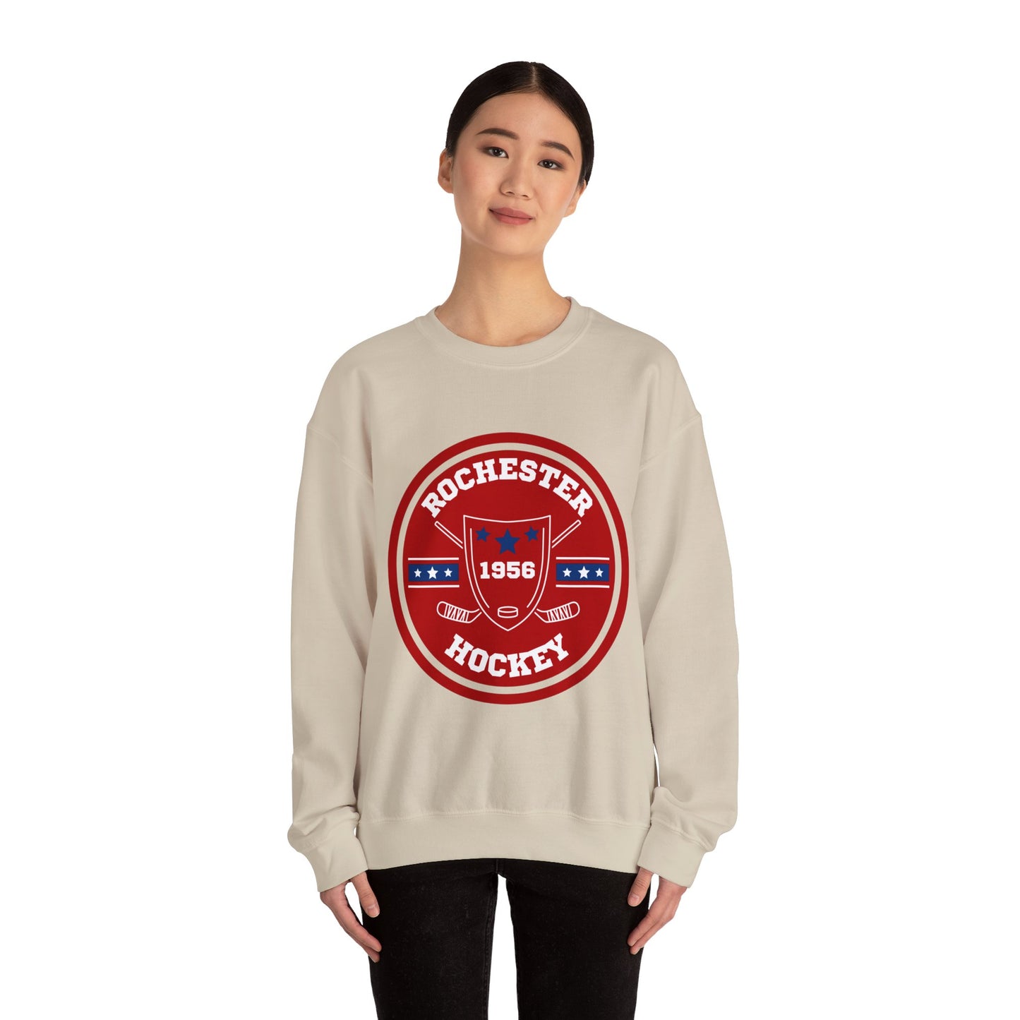 Rochester Americans Unisex Heavy Blend Crewneck Sweatshirt