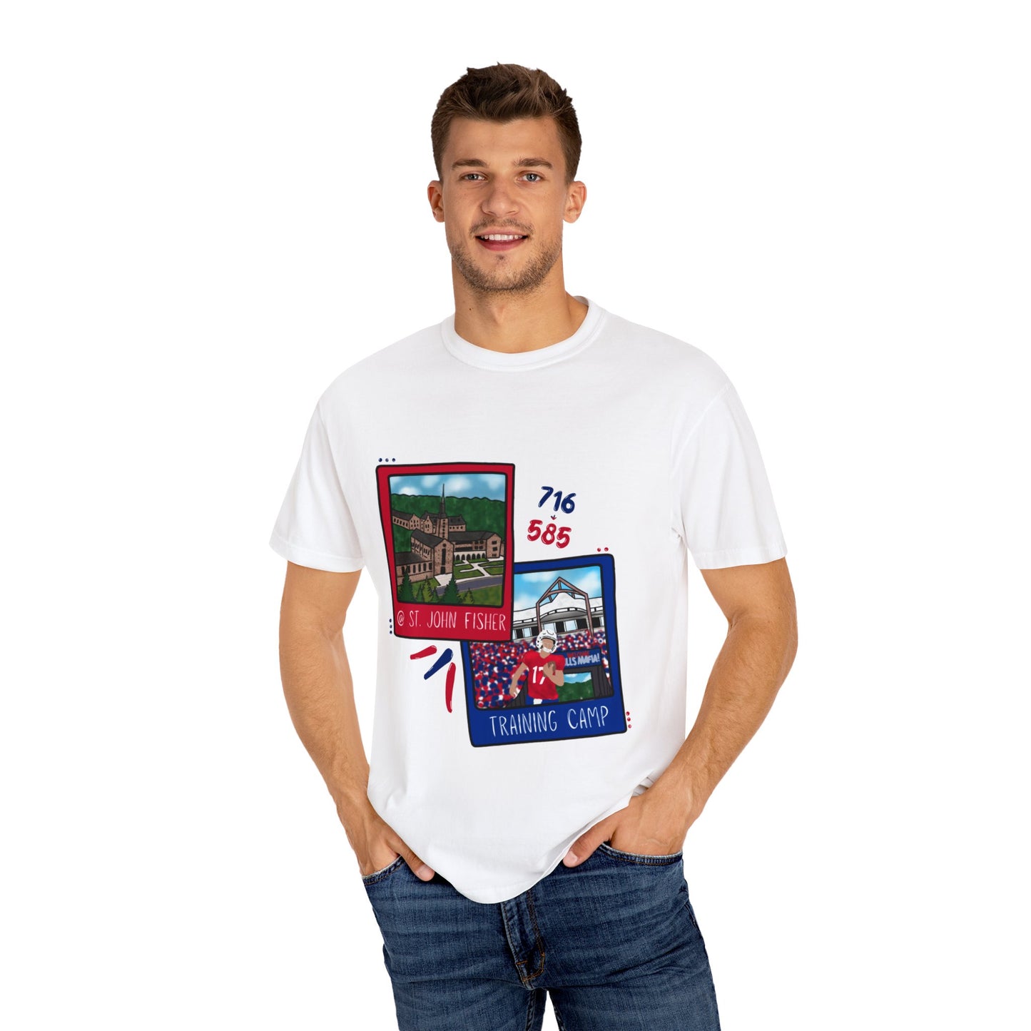 Buffalo Training Camp Unisex Garment-Dyed T-shirt