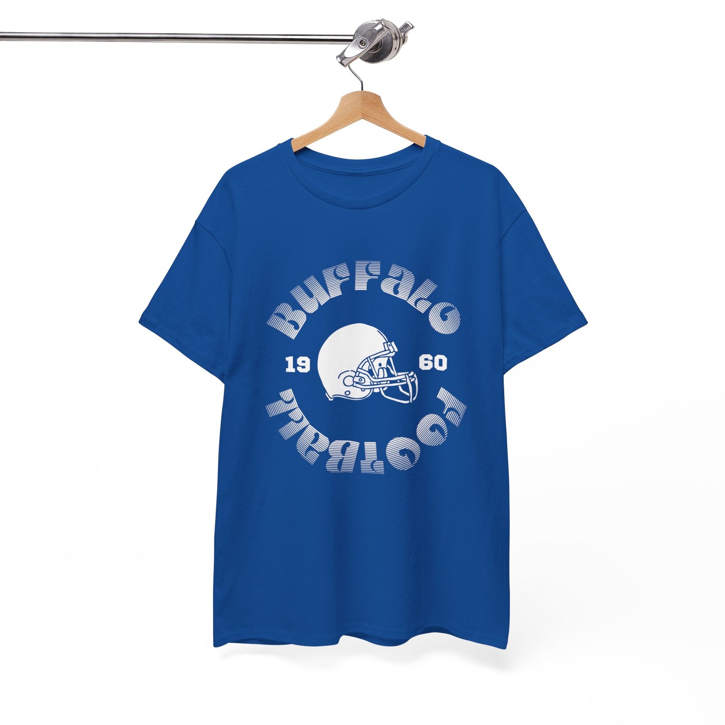 Buffalo Football Helmet Unisex Heavy Cotton Tee