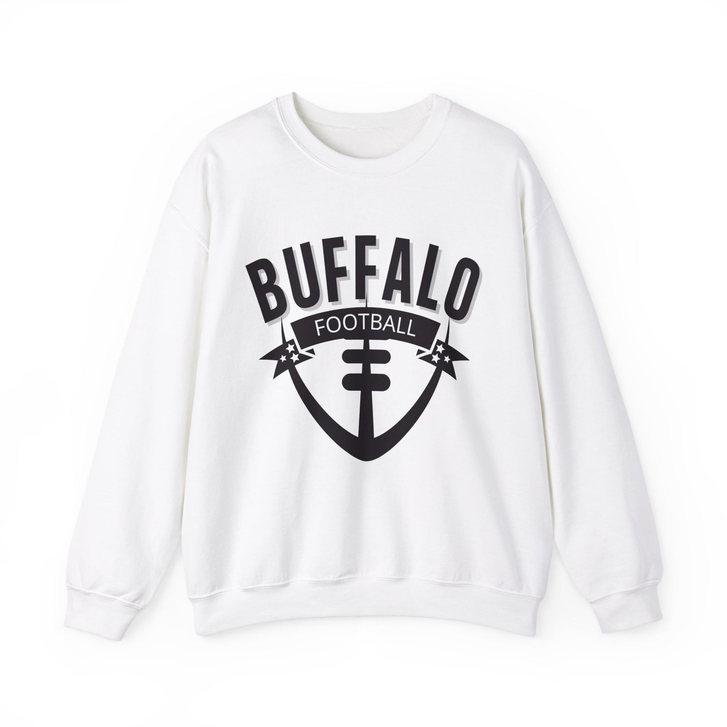 Buffalo Football Graphic Unisex Heavy Blend Crewneck Sweatshirt