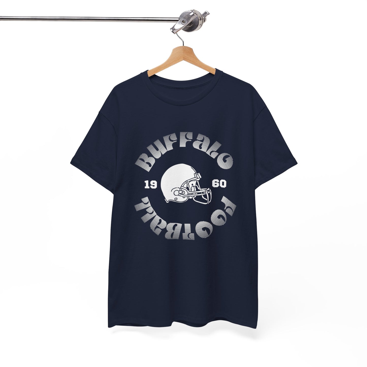 Buffalo Football Helmet Unisex Heavy Cotton Tee