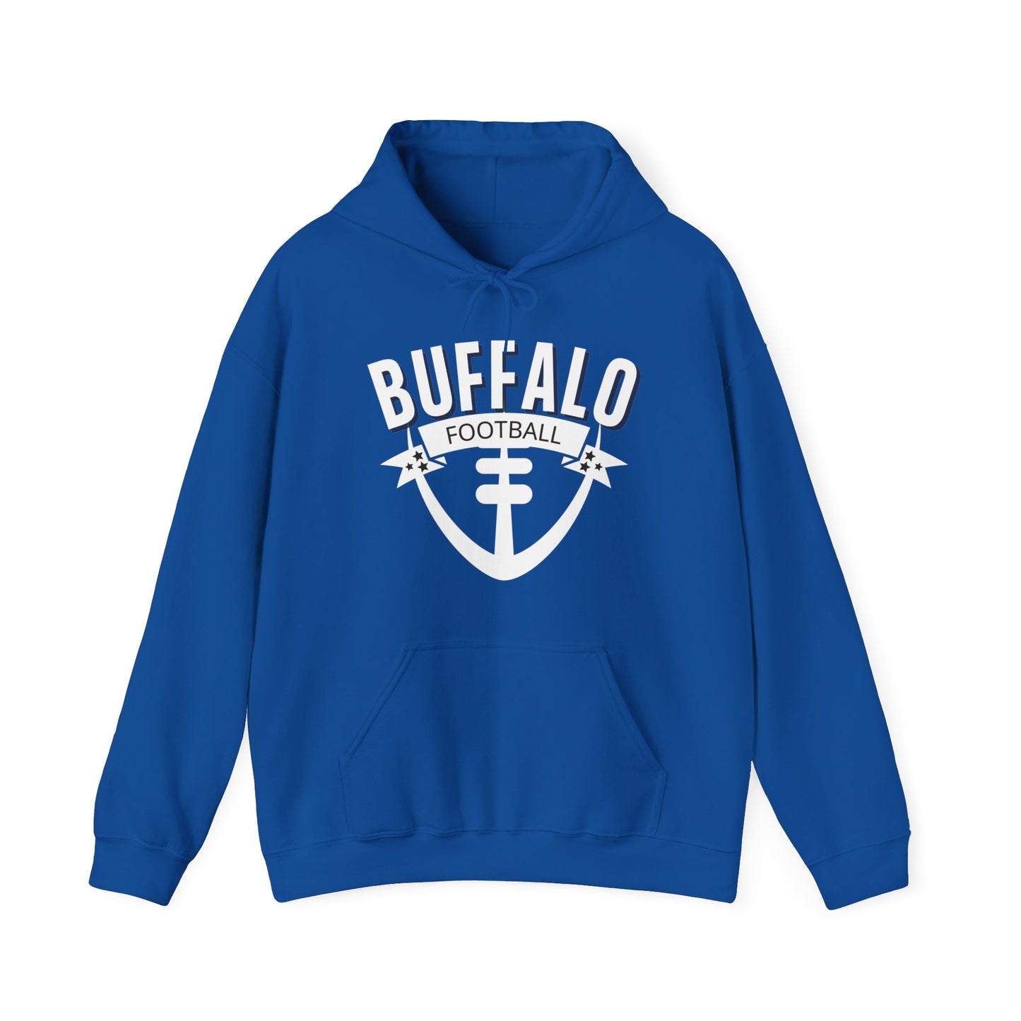 Buffalo Football Unisex Heavy Blend™ Hooded Sweatshirt