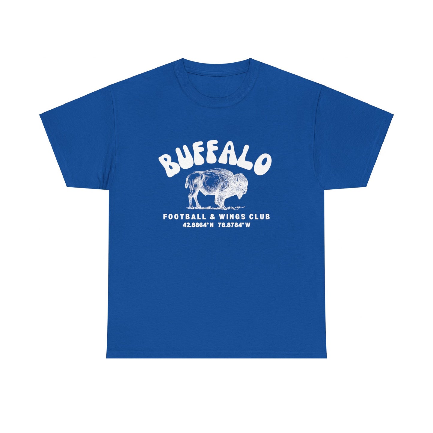 Buffalo Football and Wings Club Unisex Heavy Cotton Tee