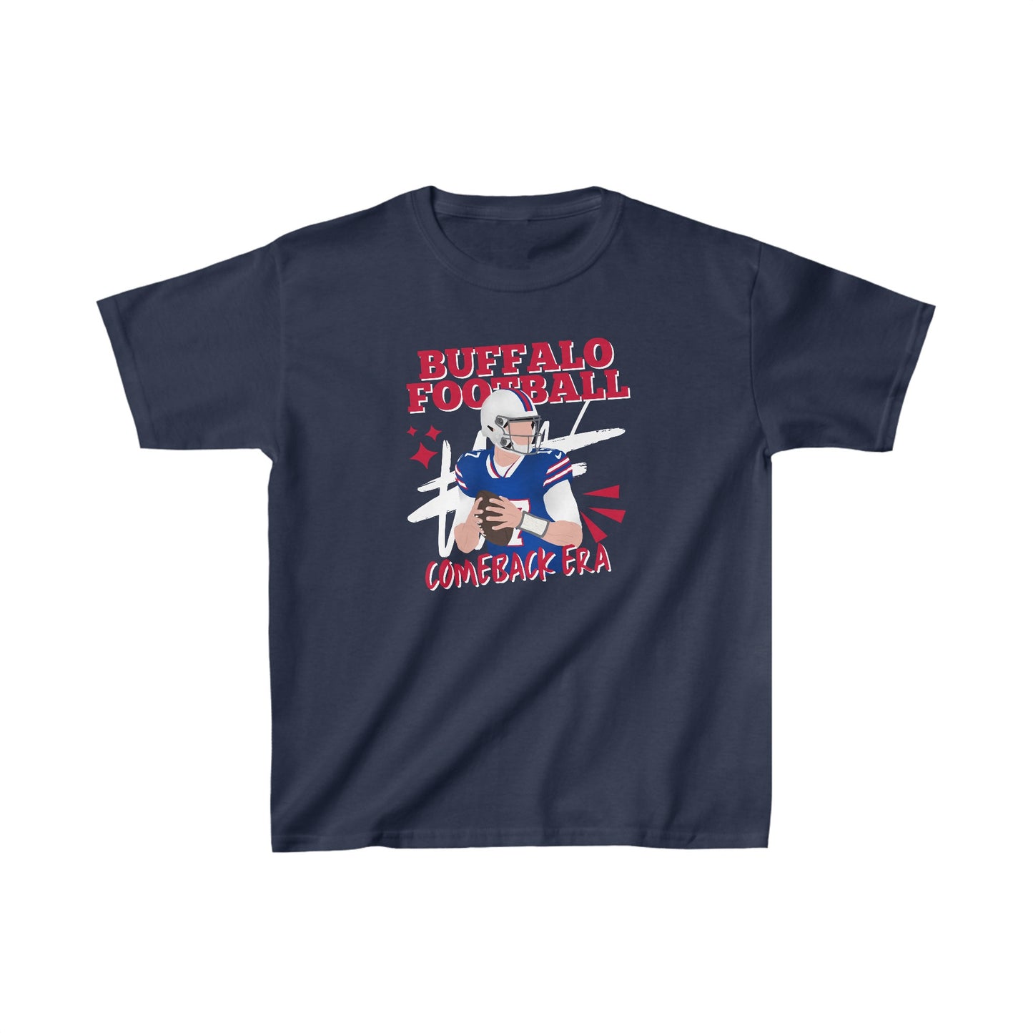 Kids Buffalo Football Heavy Cotton™ Tee
