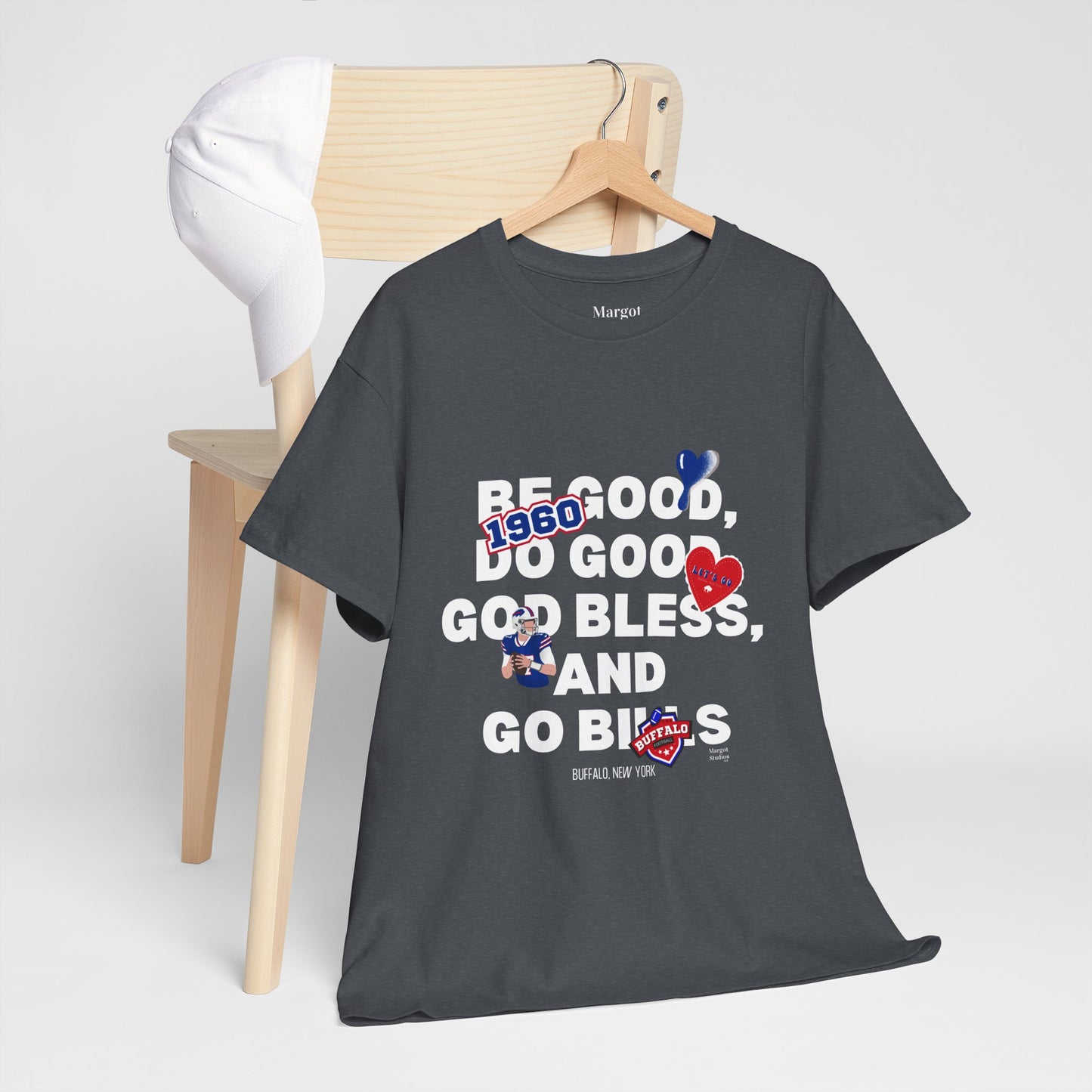 'Be Good, Do Good, God Bless "Patchwork Like" ' Unisex Heavy Cotton Tee