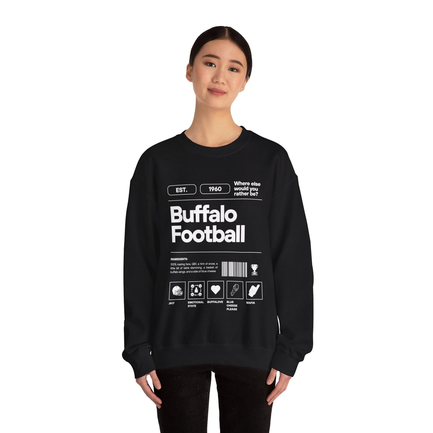 Buffalo Label Unisex Heavy Blend™ Crewneck Sweatshirt