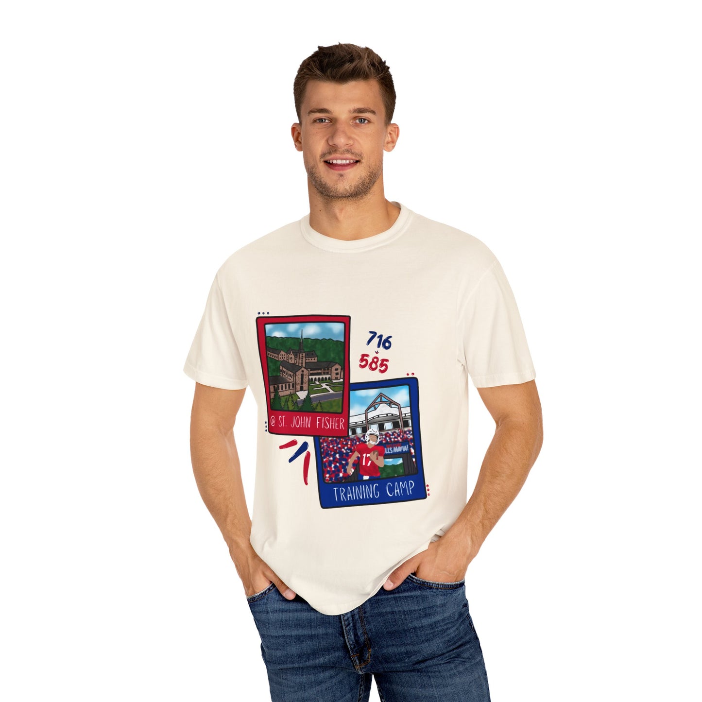Buffalo Training Camp Unisex Garment-Dyed T-shirt