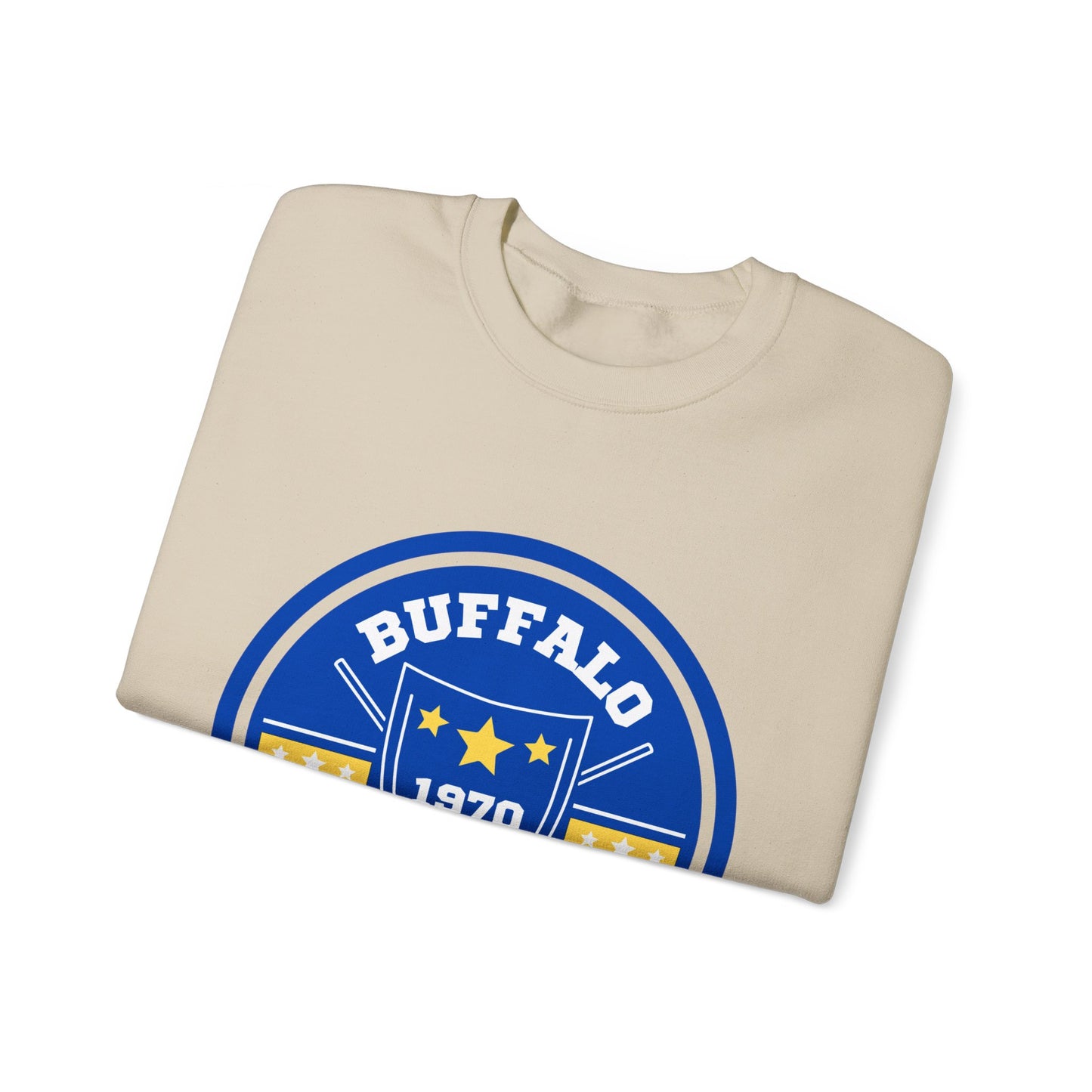 Buffalo Hockey Unisex Heavy Blend Crewneck Sweatshirt