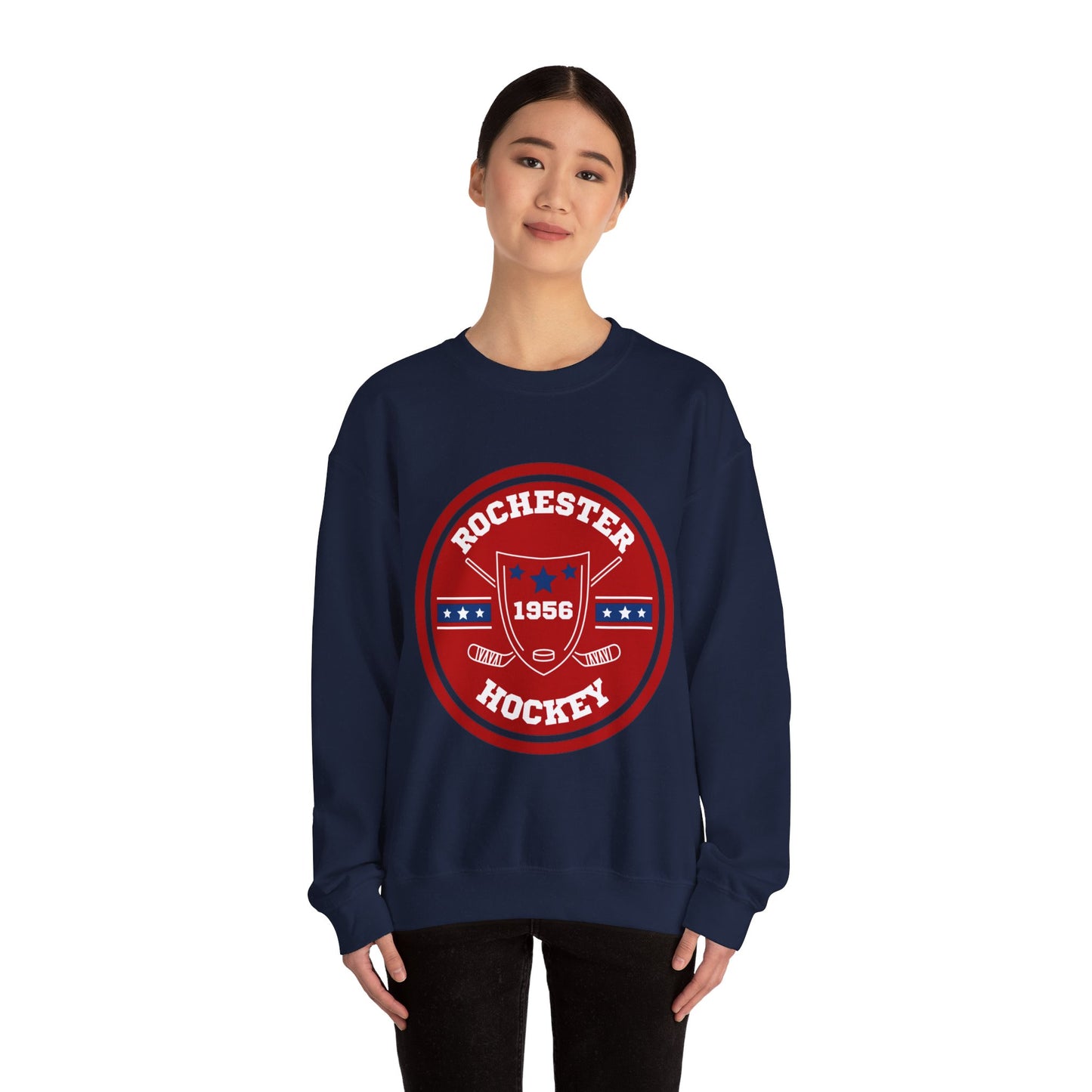 Rochester Americans Unisex Heavy Blend Crewneck Sweatshirt