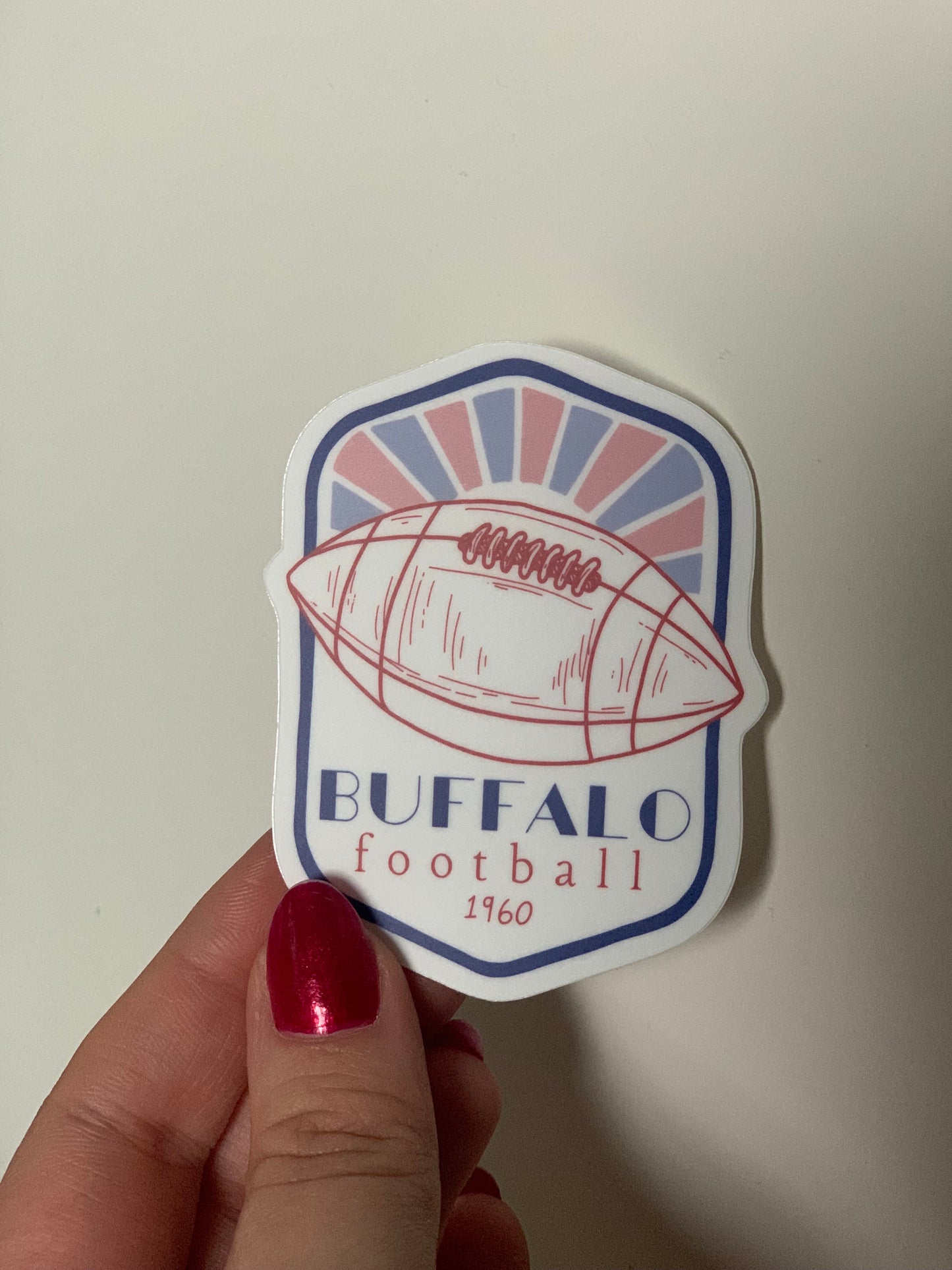 Retro Buffalo Sticker