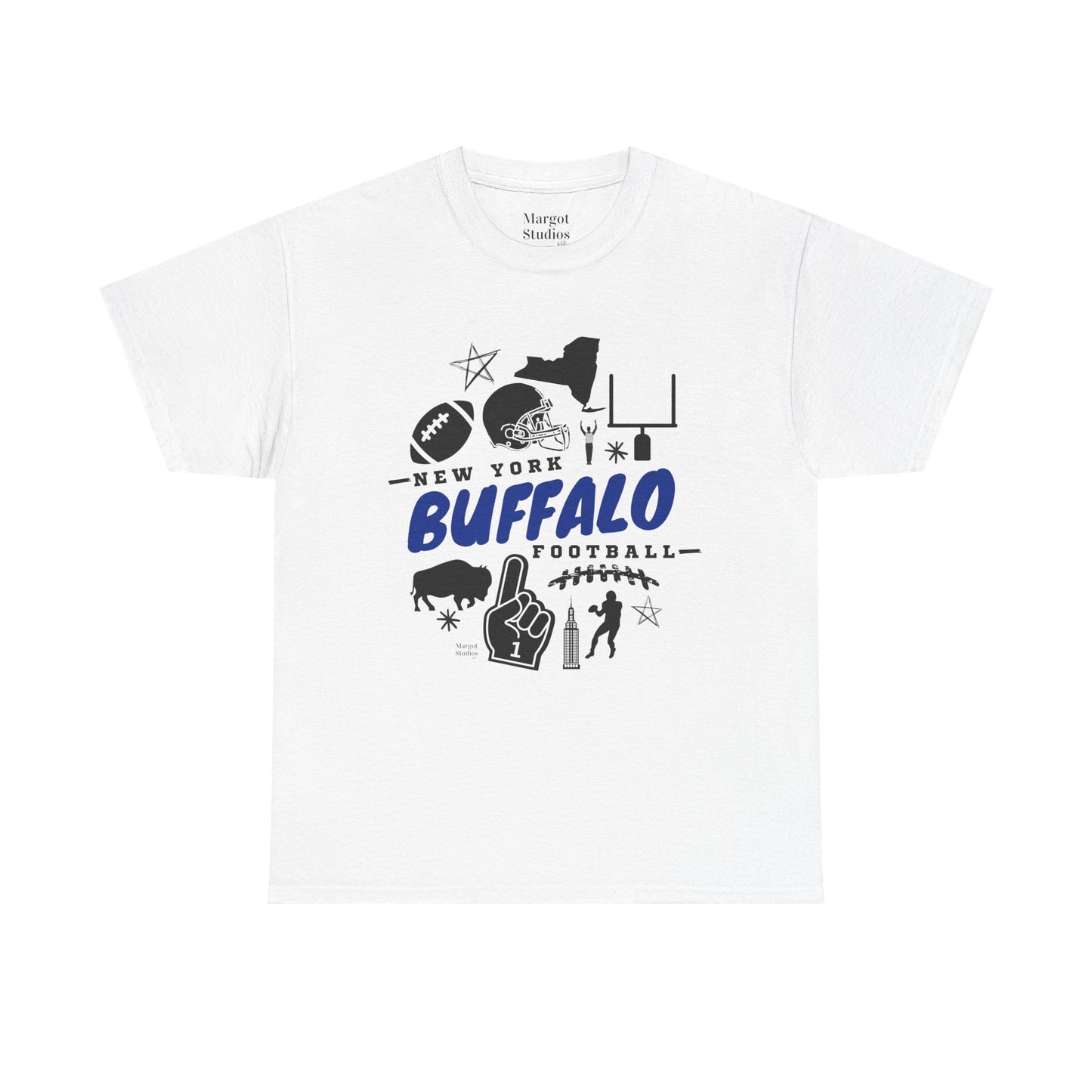 New York Buffalo Football Unisex Heavy Cotton Tee
