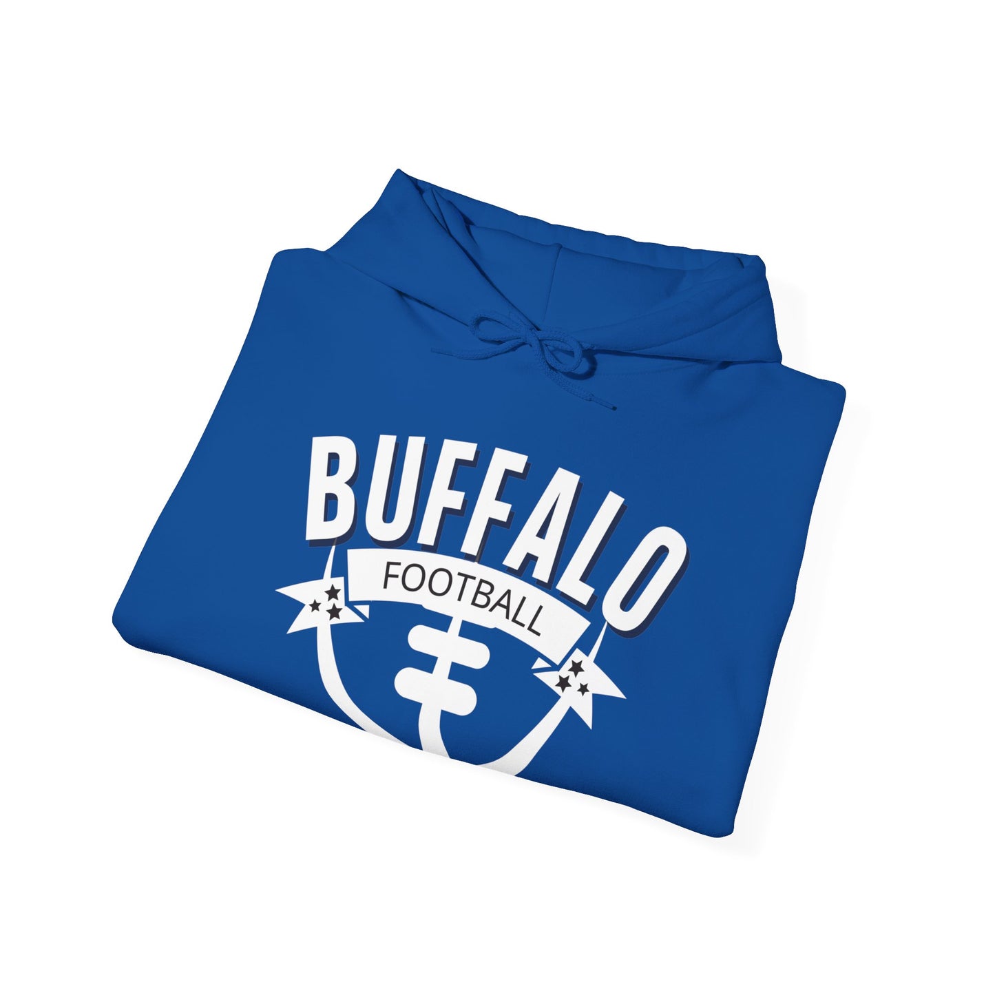 Buffalo Football Unisex Heavy Blend™ Hooded Sweatshirt