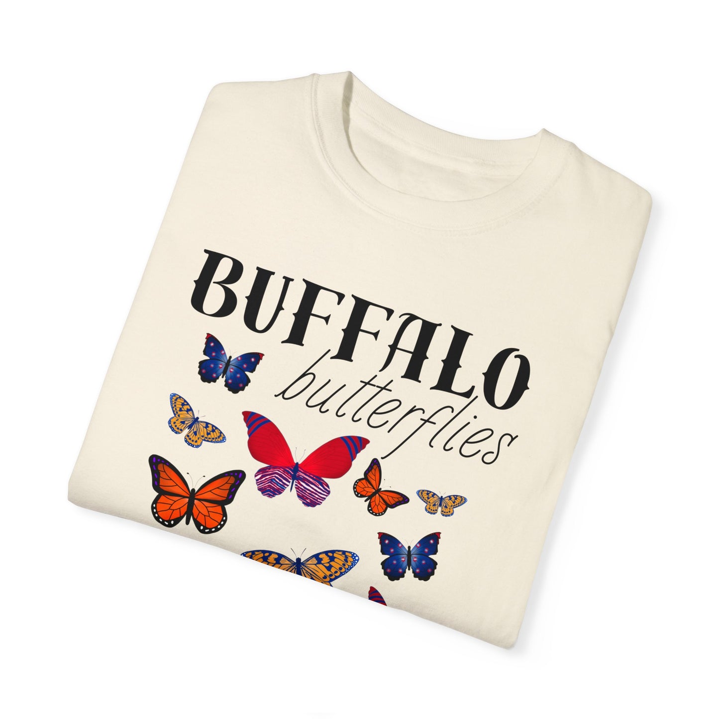 Buffalo Butterflies Unisex Garment-Dyed T-shirt