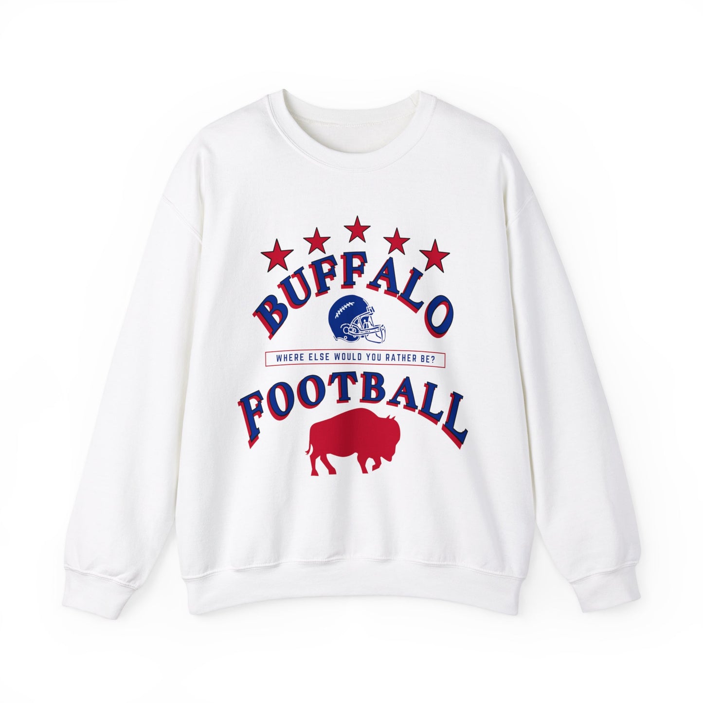 Buffalo Football Heavy Blend™ Crewneck Sweatshirt