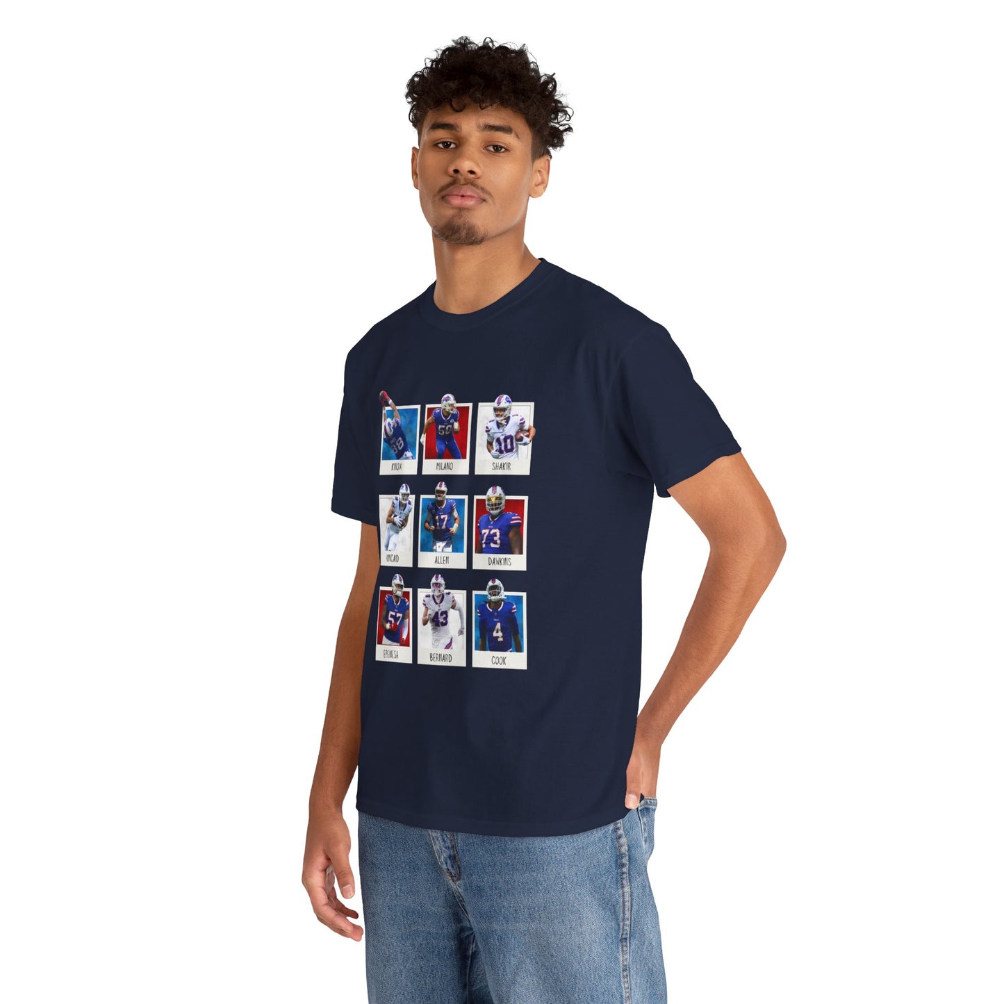 Vintage Sports Player Collage Unisex Cotton Tee