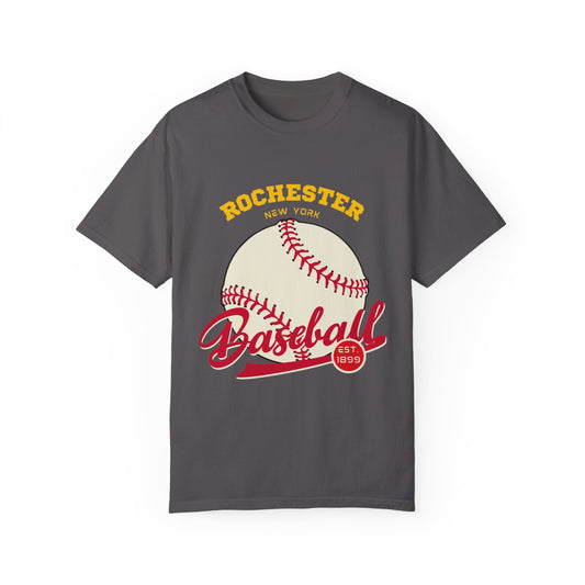 Rochester Baseball Unisex Garment-Dyed T-shirt