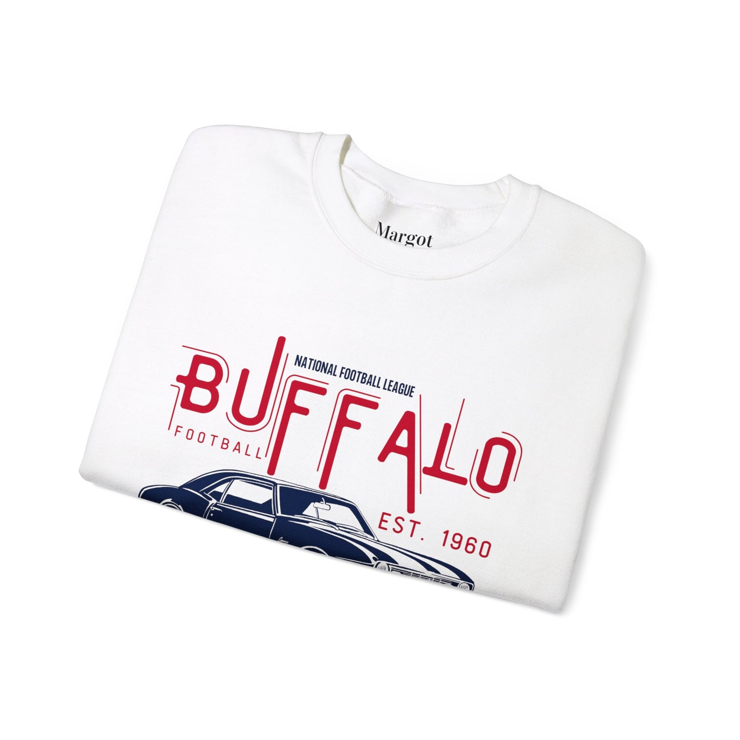 Vintage Buffalo Football Unisex Heavy Blend™ Crewneck